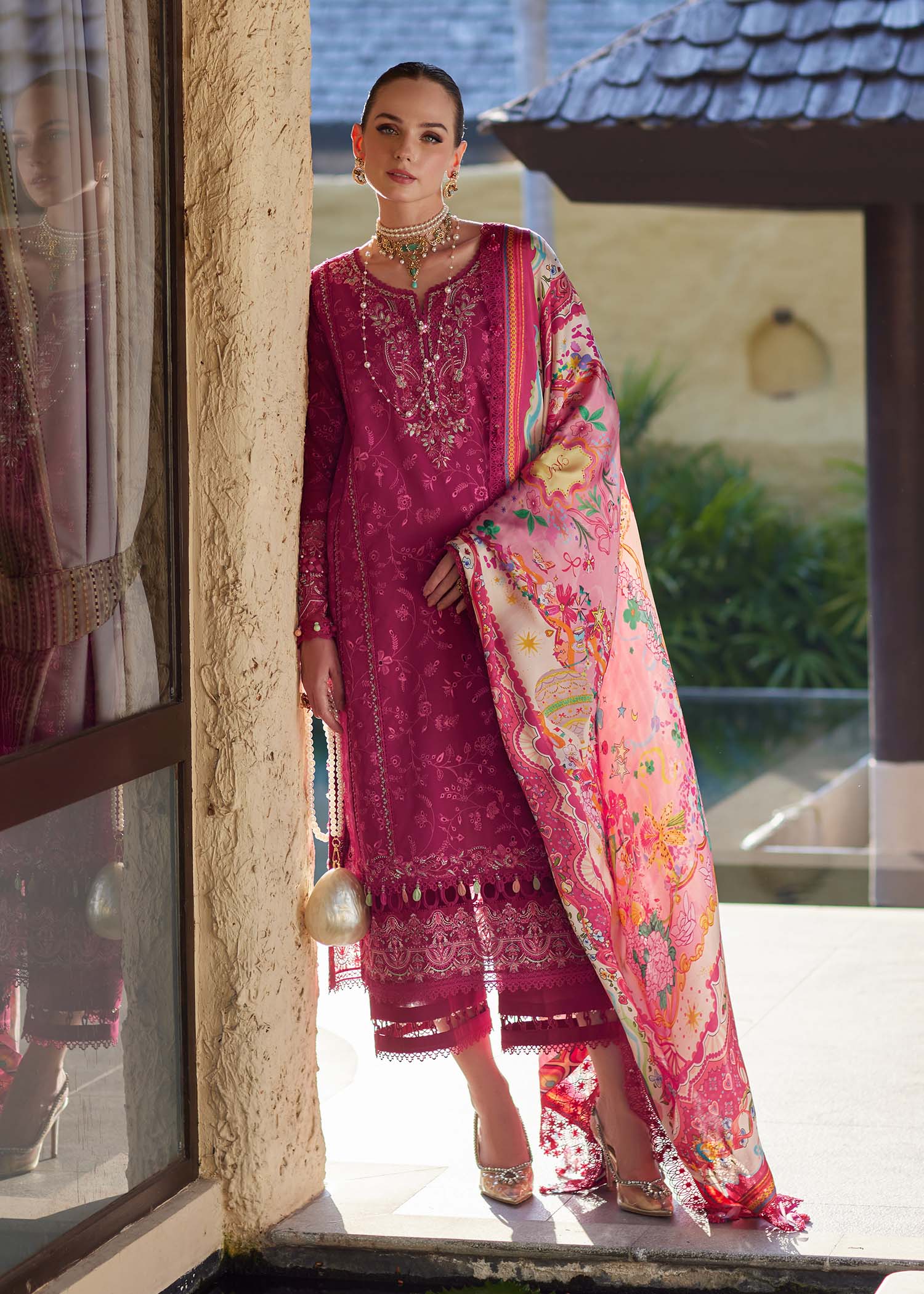 Kanwal Malik | Ariya Luxury Lawn'26 | Avelyn - House Of Hania