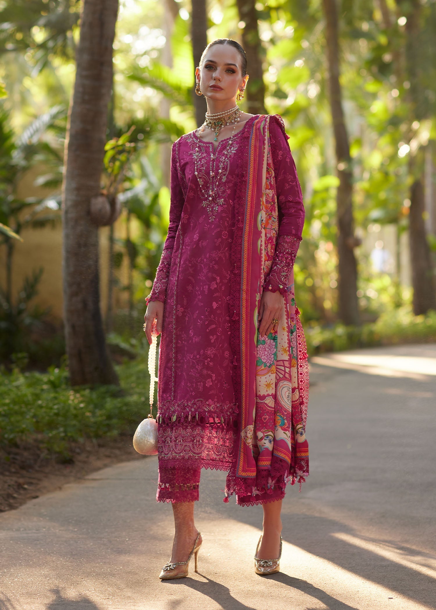 Kanwal Malik | Ariya Luxury Lawn'26 | Avelyn - House Of Hania