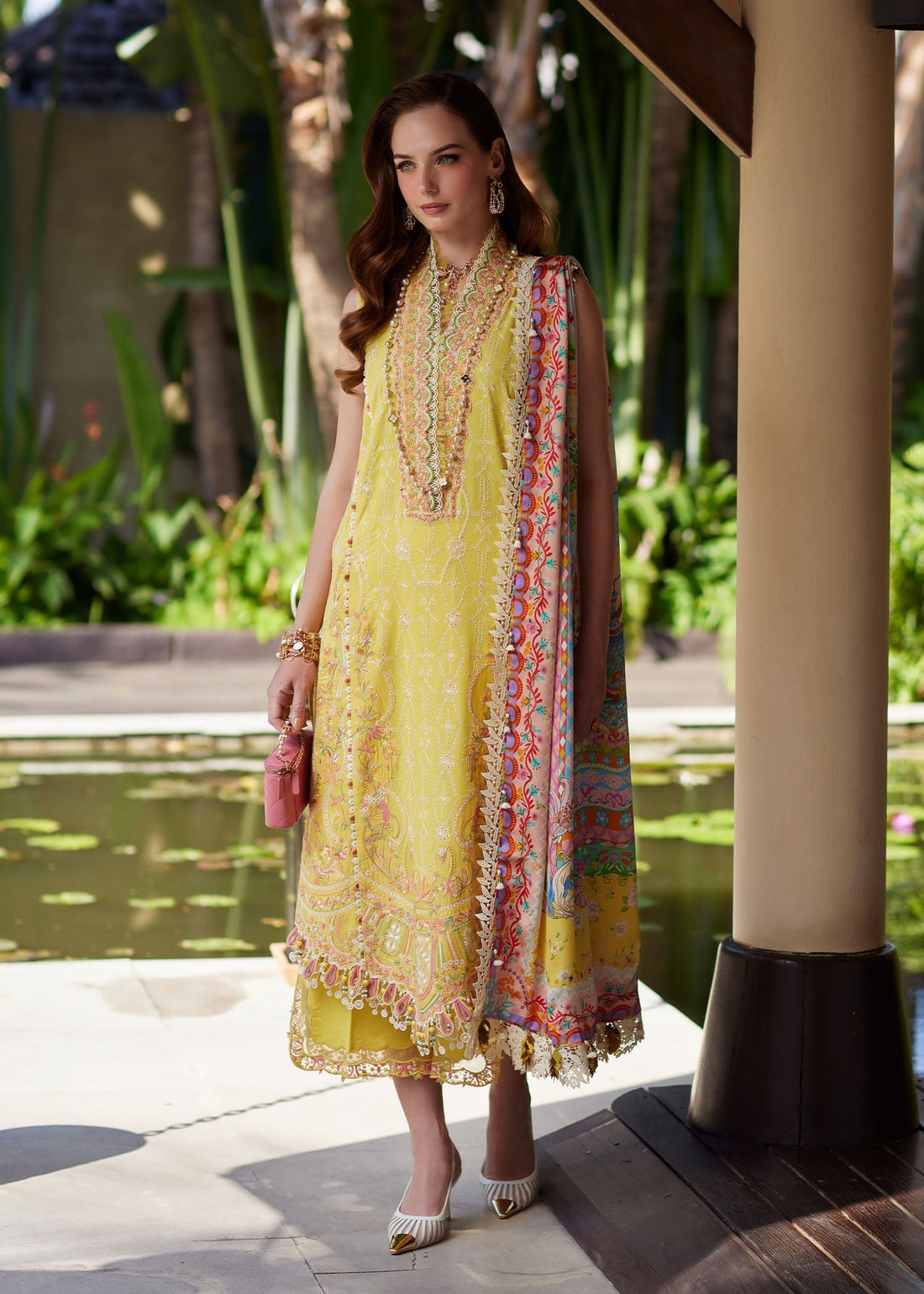 Kanwal Malik | Ariya Luxury Lawn'26 | Bianca - House Of Hania