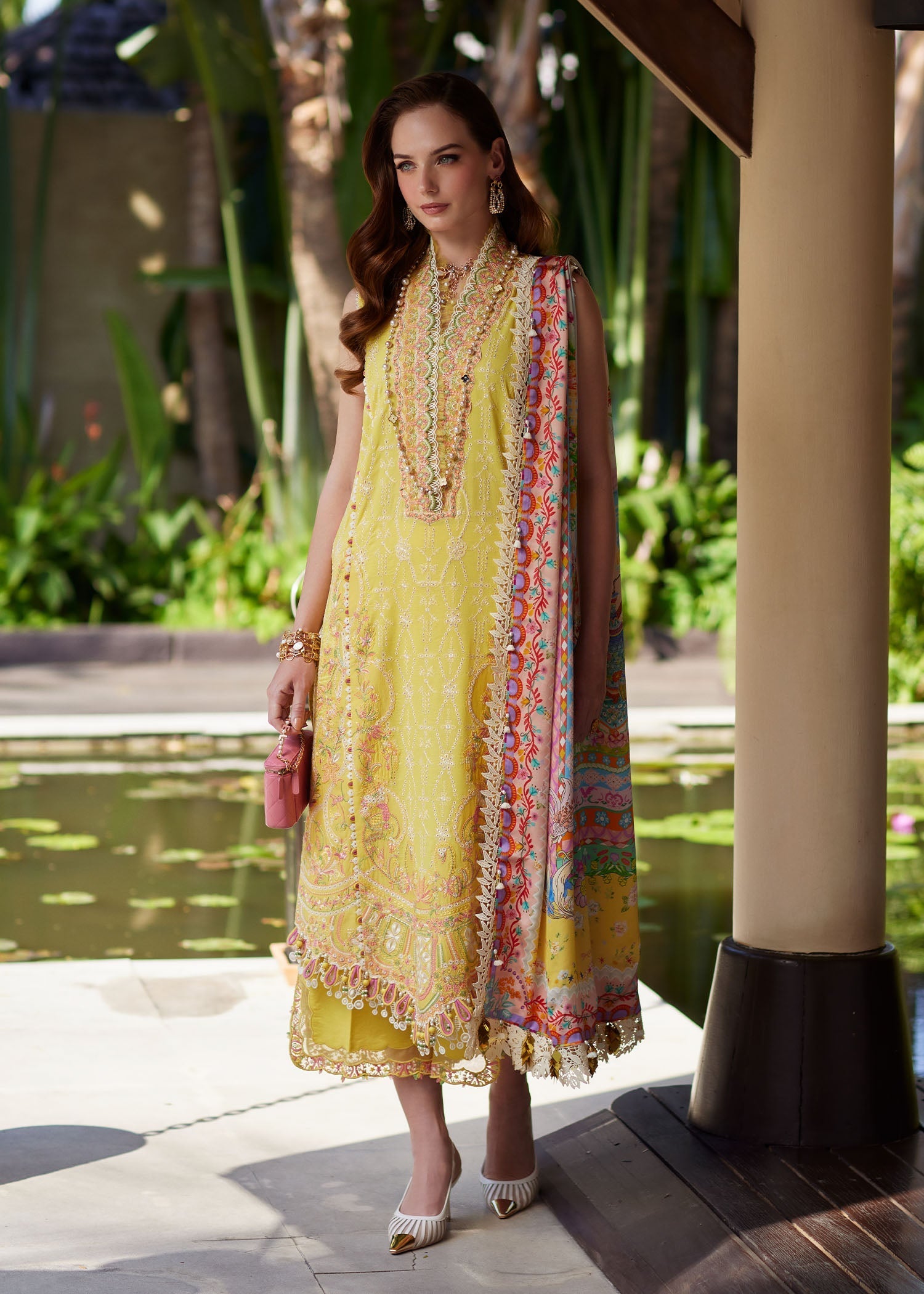 Kanwal Malik | Ariya Luxury Lawn'26 | Bianca - House Of Hania