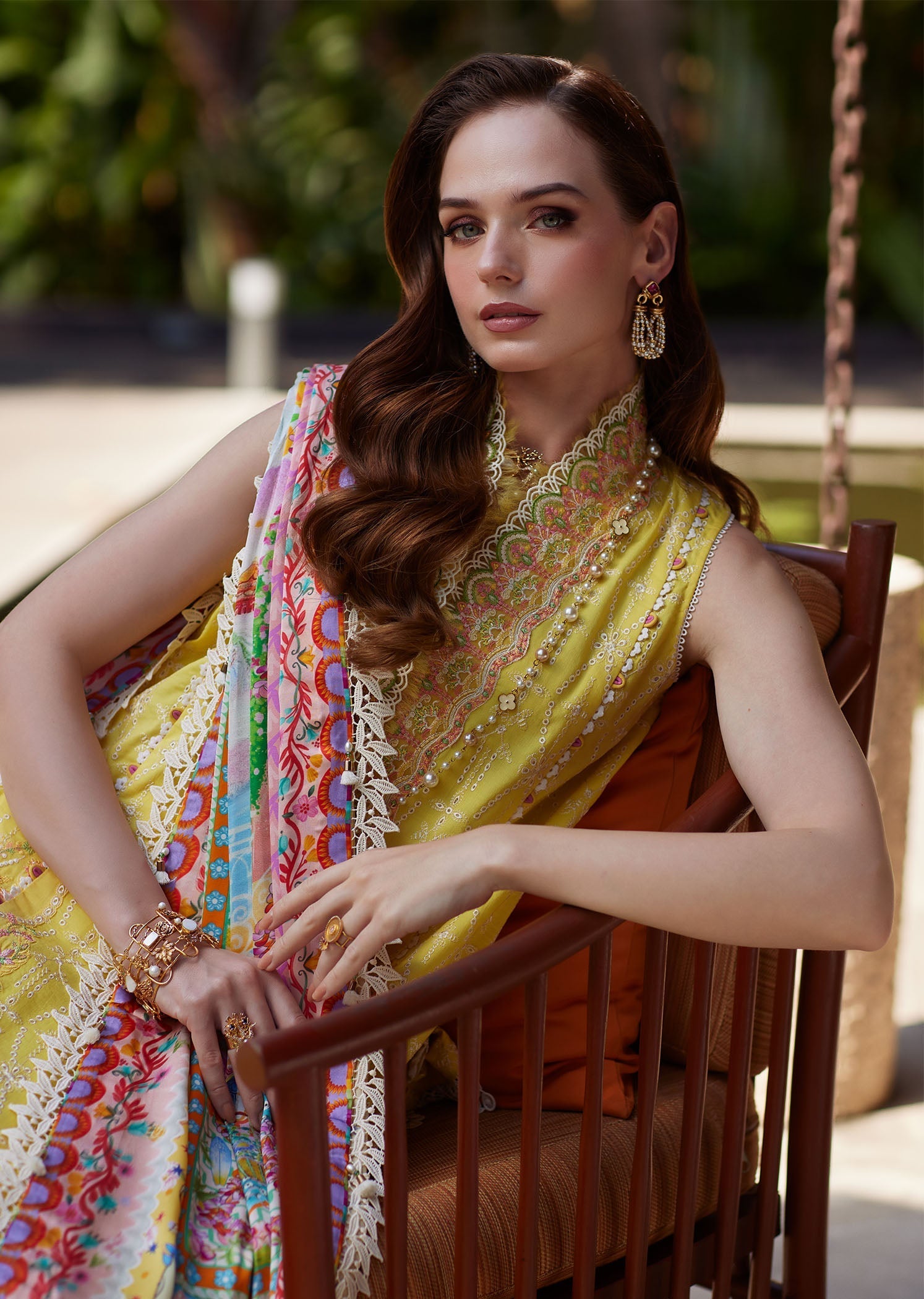 Kanwal Malik | Ariya Luxury Lawn'26 | Bianca - House Of Hania