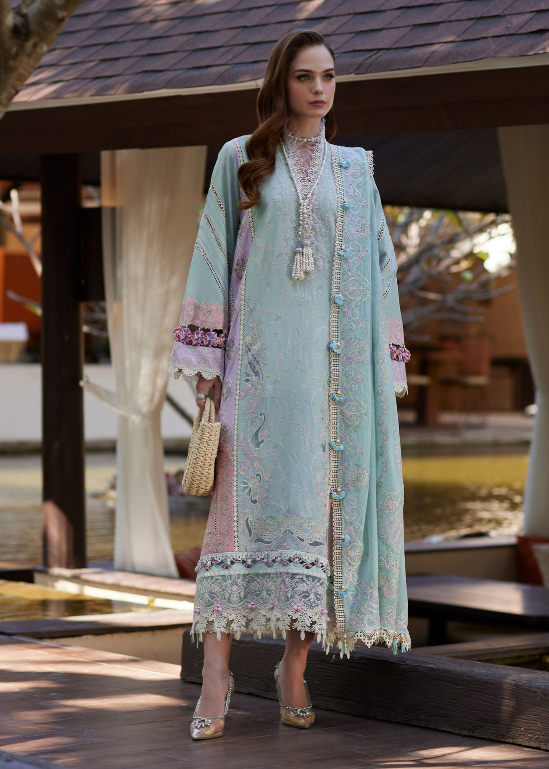 Kanwal Malik | Ariya Luxury Lawn'26 | Eliana - House Of Hania
