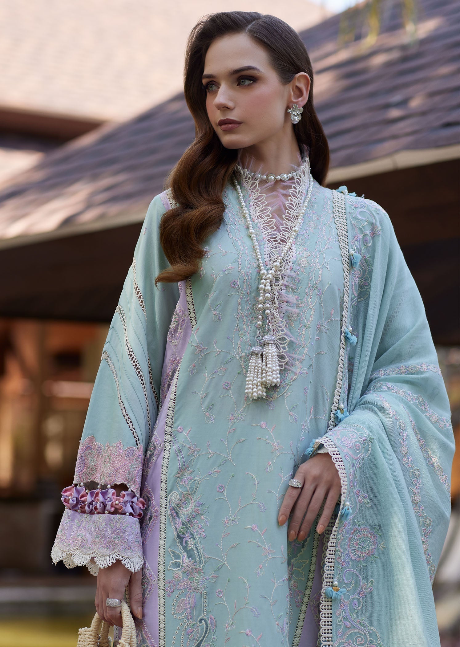 Kanwal Malik | Ariya Luxury Lawn'26 | Eliana - House Of Hania