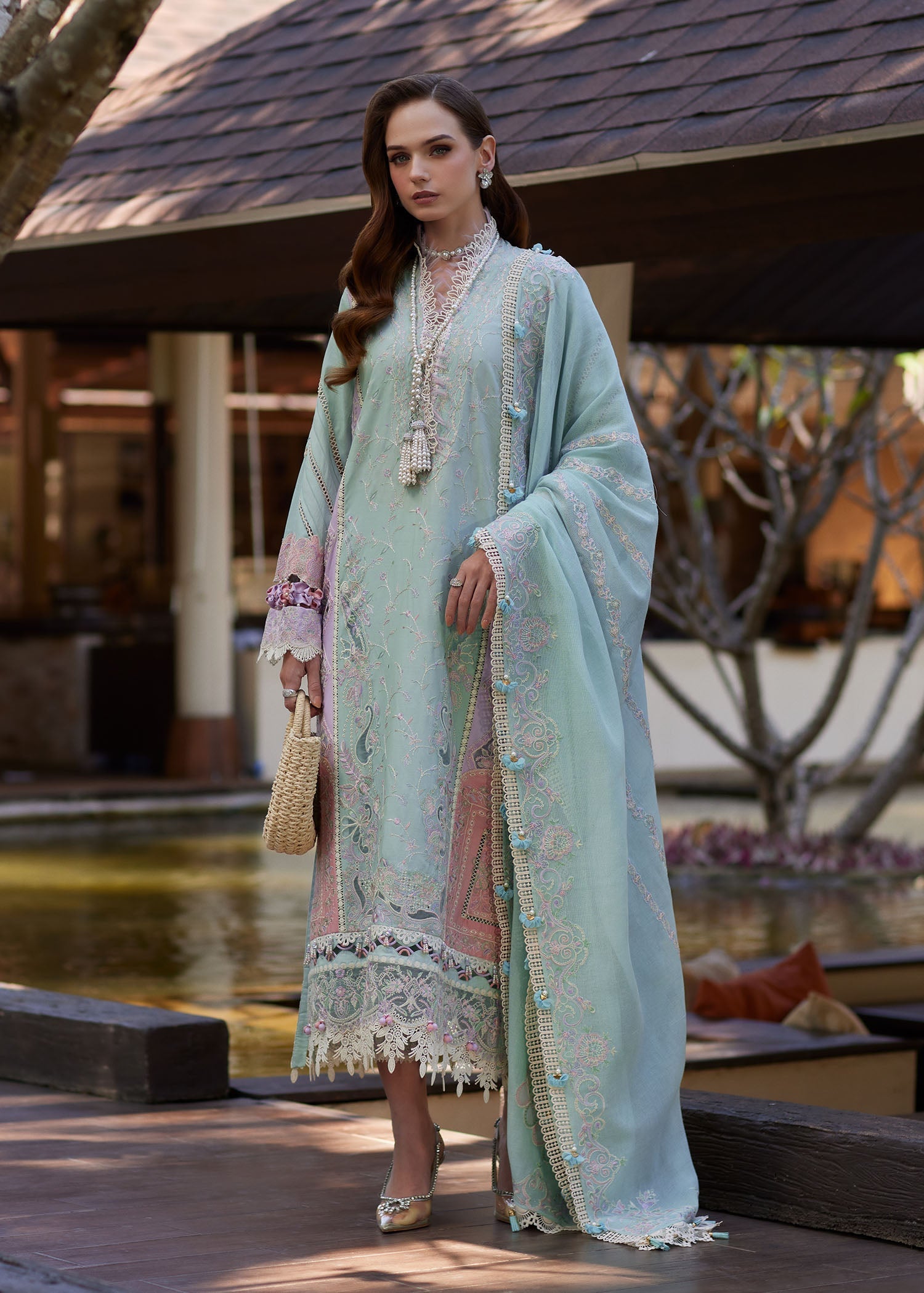 Kanwal Malik | Ariya Luxury Lawn'26 | Eliana - House Of Hania