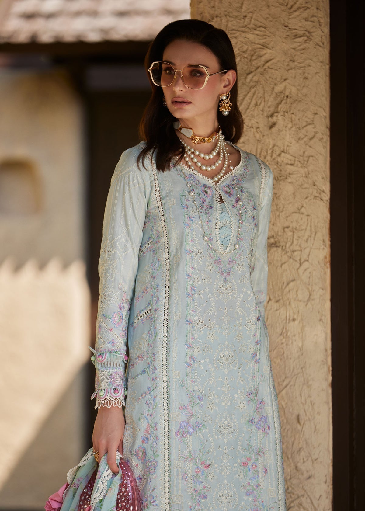 Kanwal Malik | Ariya Luxury Lawn'26 | Elora - House Of Hania