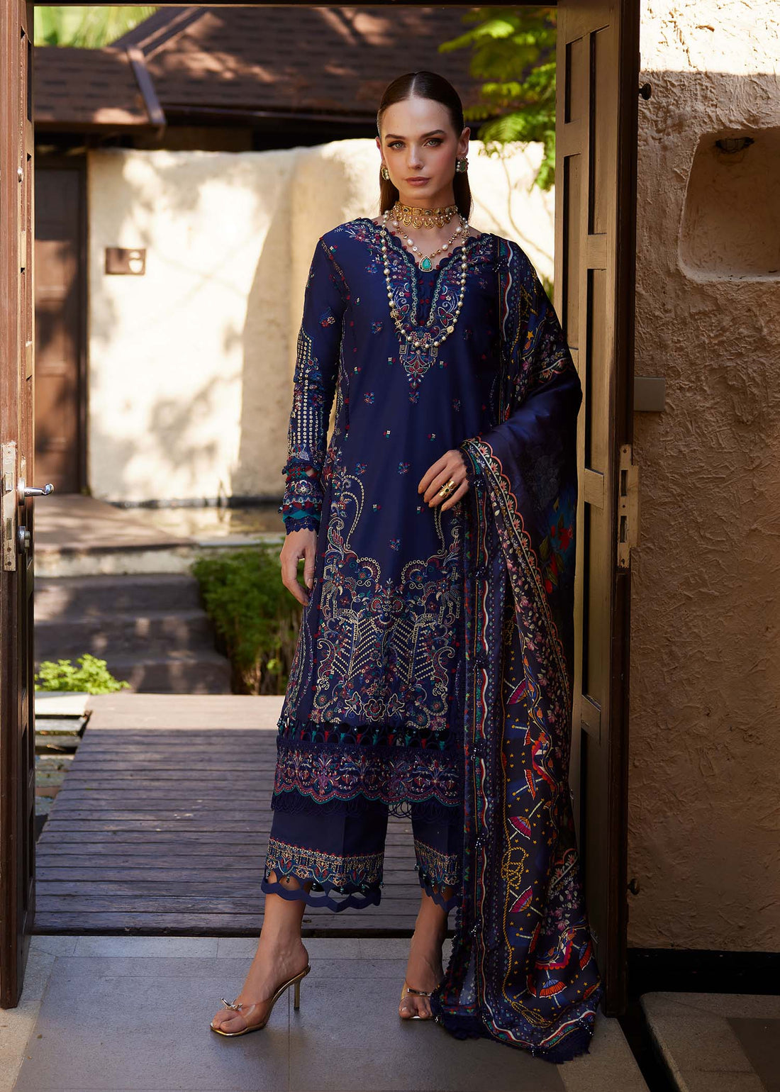 Kanwal Malik | Ariya Luxury Lawn'26 | Mehrin - House Of Hania