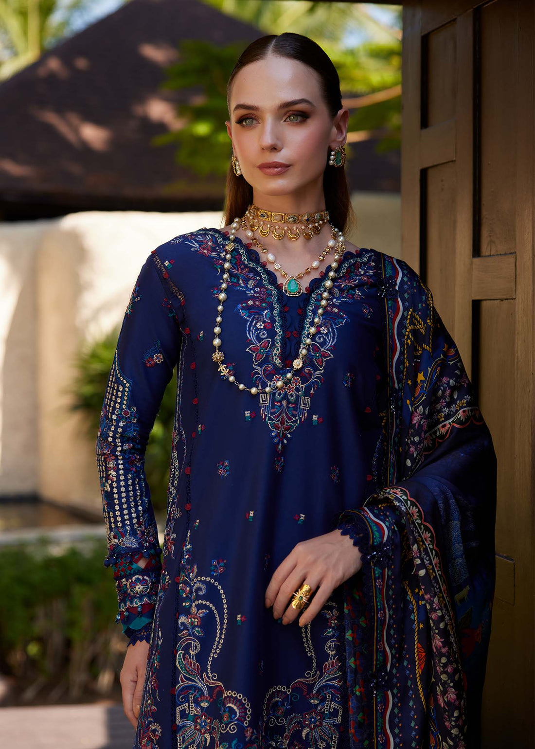 Kanwal Malik | Ariya Luxury Lawn'26 | Mehrin - House Of Hania