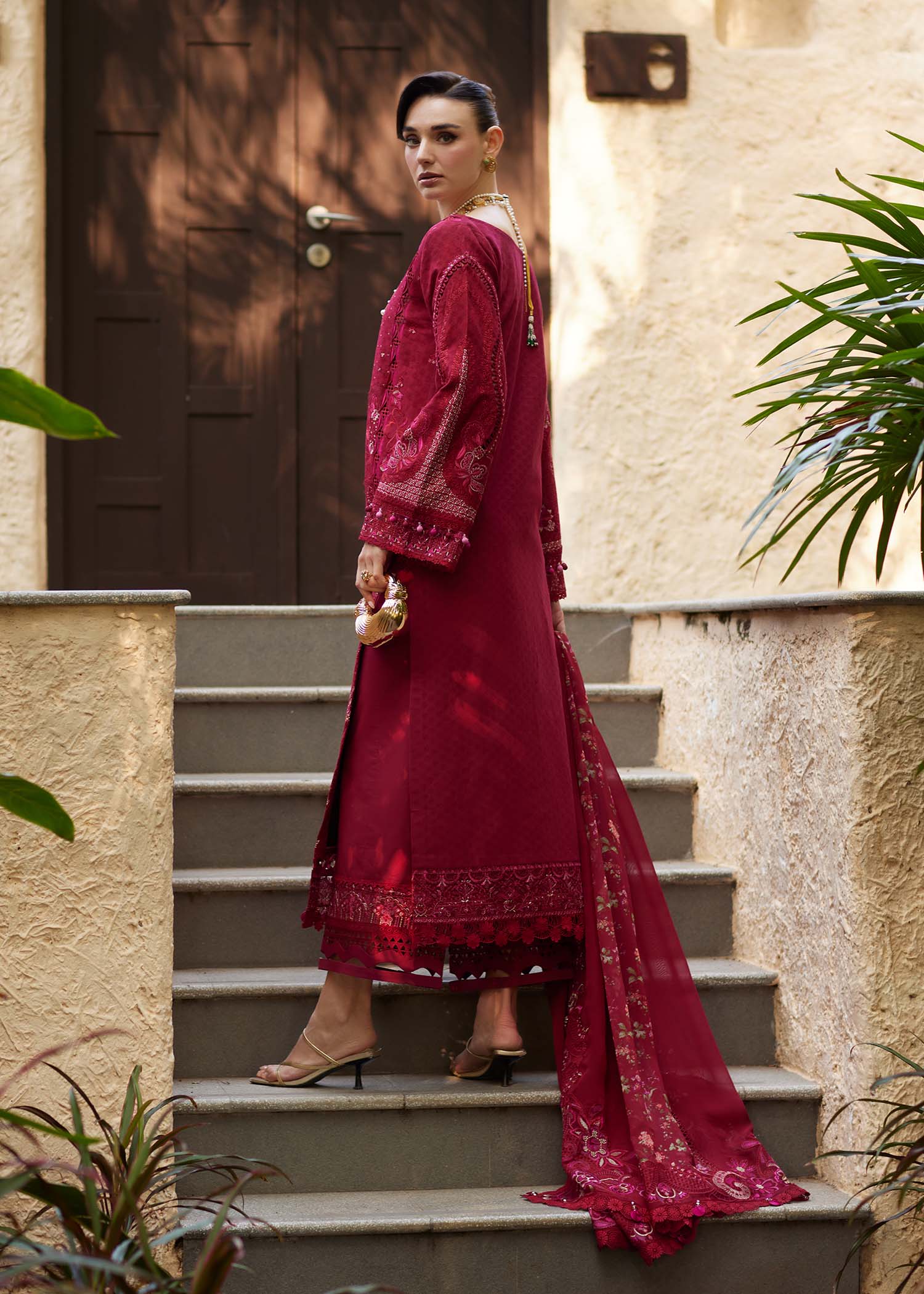 Kanwal Malik | Ariya Luxury Lawn'26 | Safa - House Of Hania