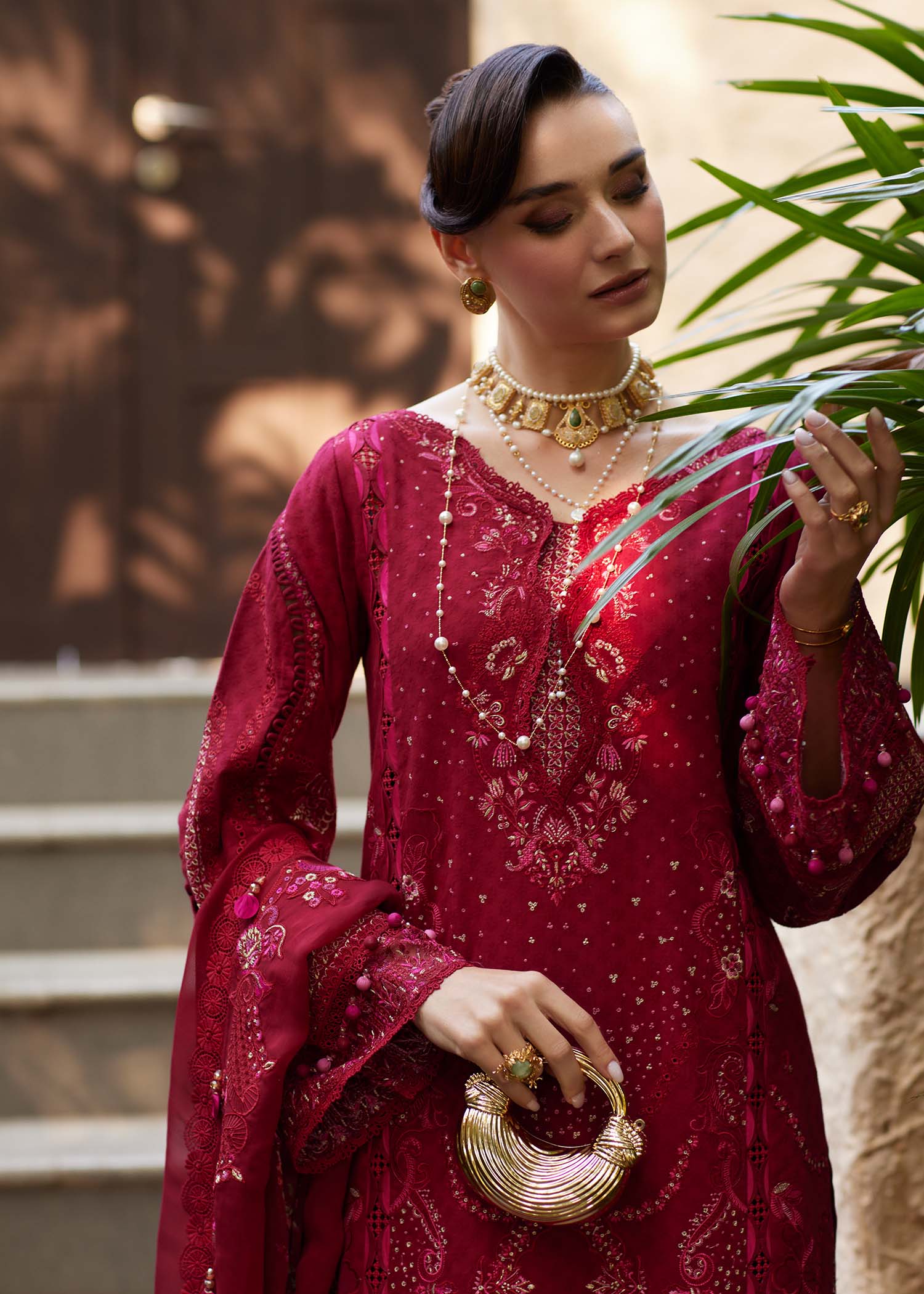 Kanwal Malik | Ariya Luxury Lawn'26 | Safa - House Of Hania