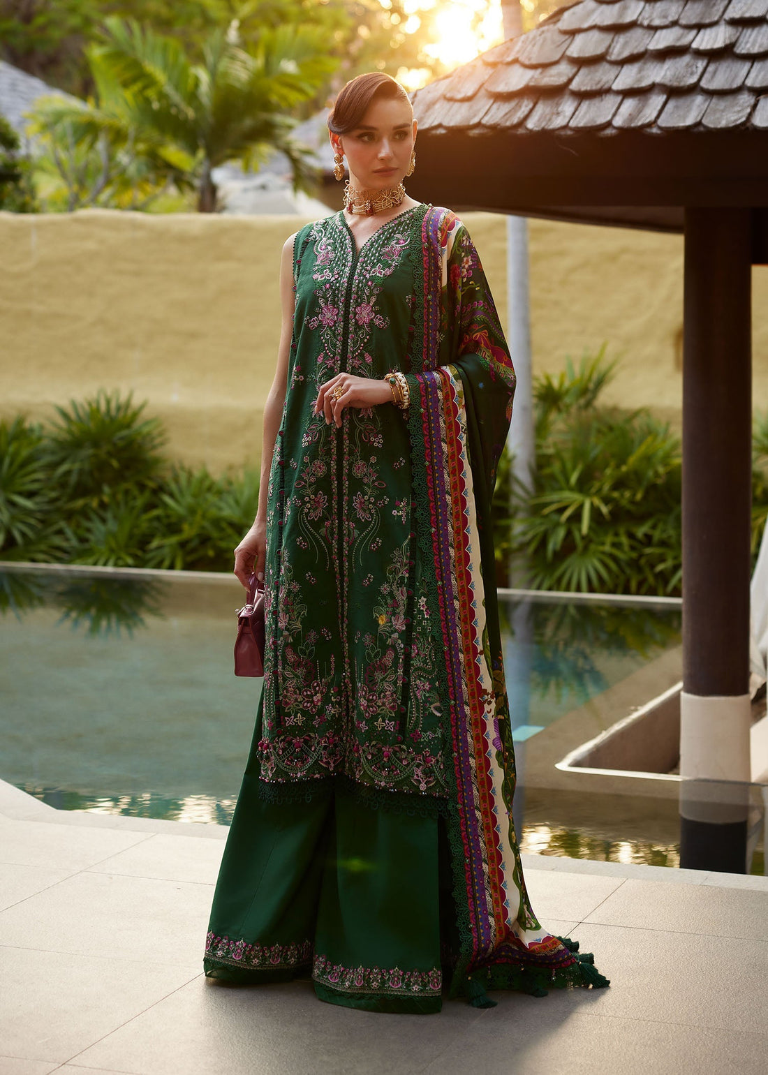 Kanwal Malik | Ariya Luxury Lawn'26 | Serena - House Of Hania