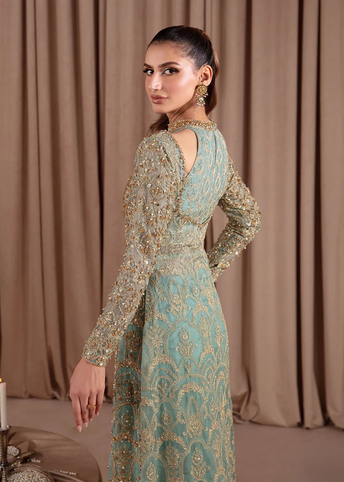 Kanwal Malik | Elara Collection 24 | Aquamarine - House Of Hania