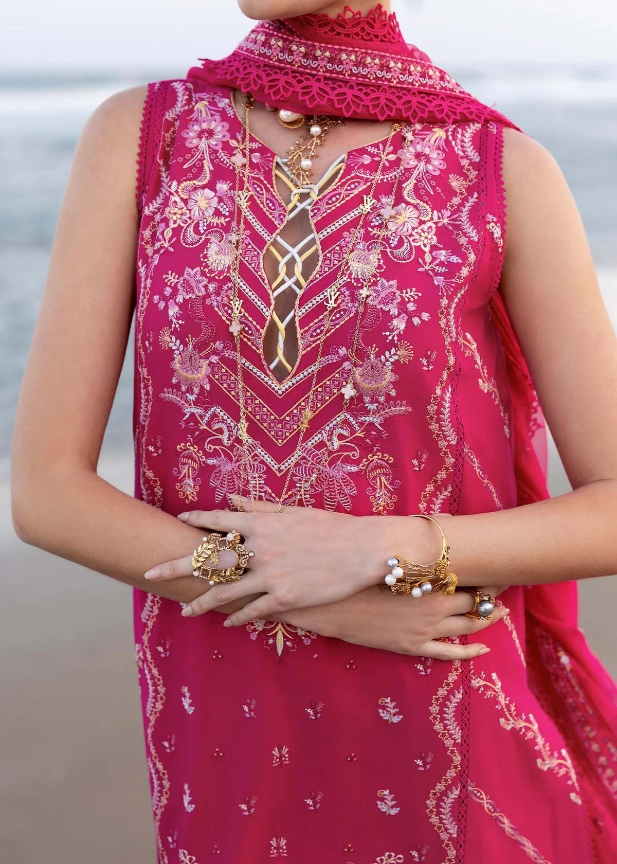 Kanwal Malik | Elysia Luxury Lawn 25 | Evaline - House Of Hania