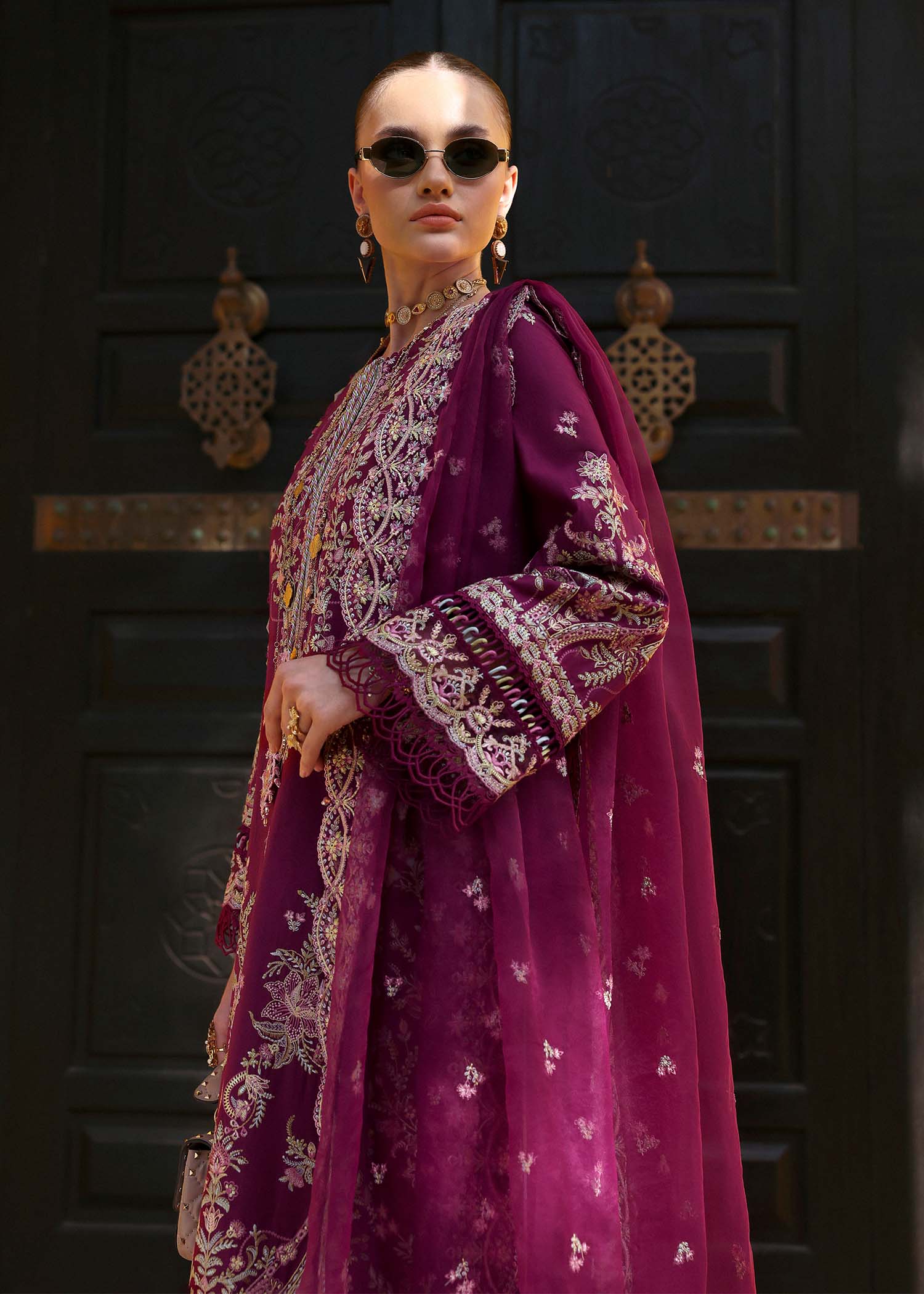 Kanwal Malik | Elysia Luxury Lawn 25 | Lavena - House Of Hania