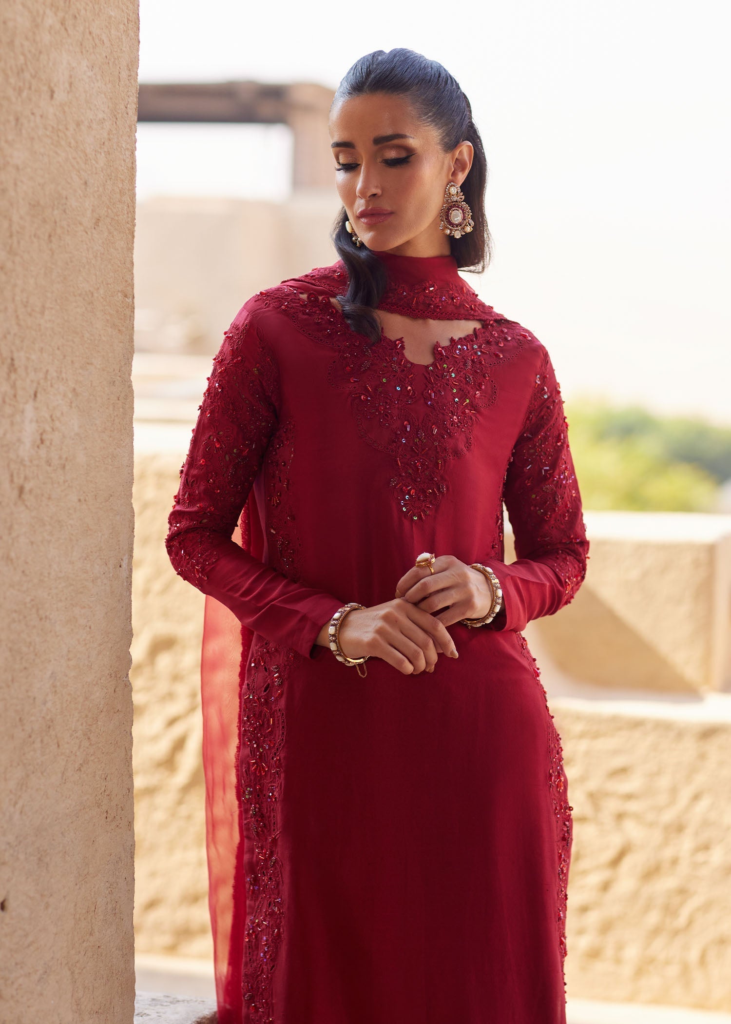 Kanwal Malik | Ghina Eid Luxury Pret'26 | Nour - House Of Hania