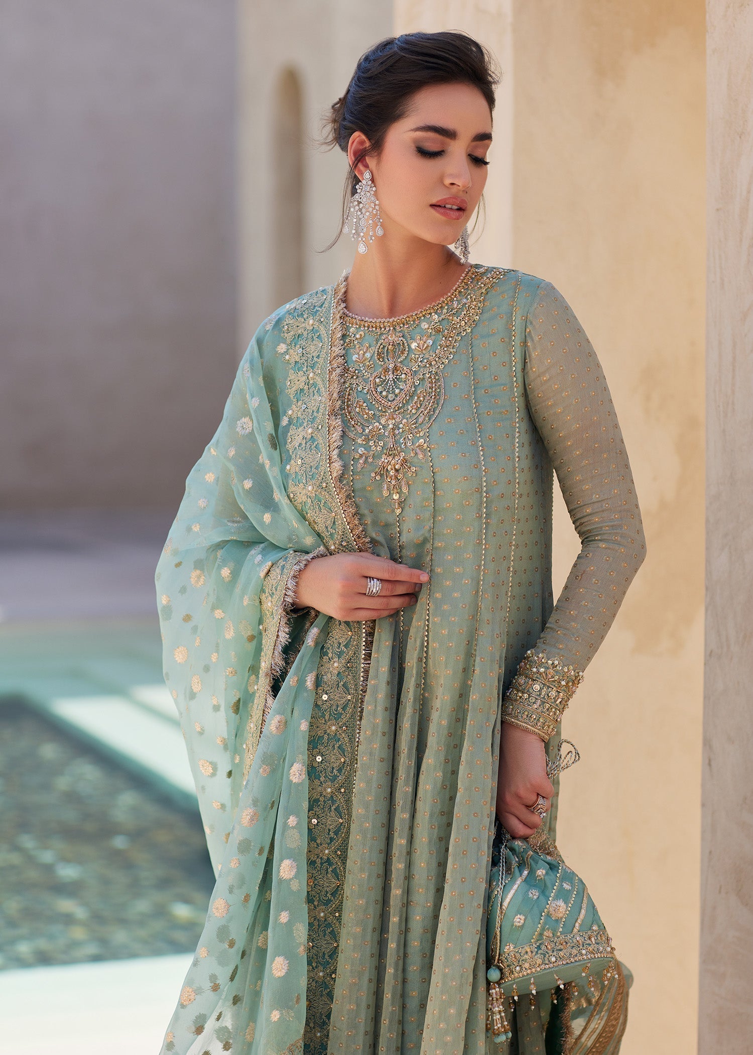 Kanwal Malik | Laira Formals | Mist - House Of Hania