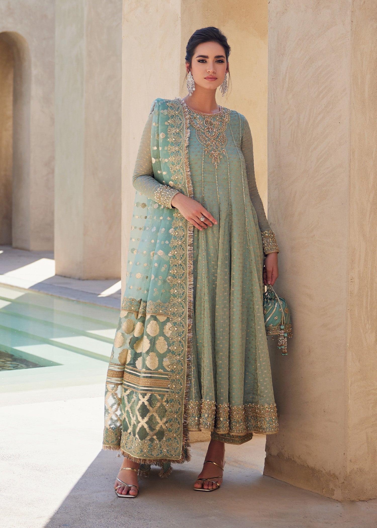Kanwal Malik | Laira Formals | Mist - House Of Hania