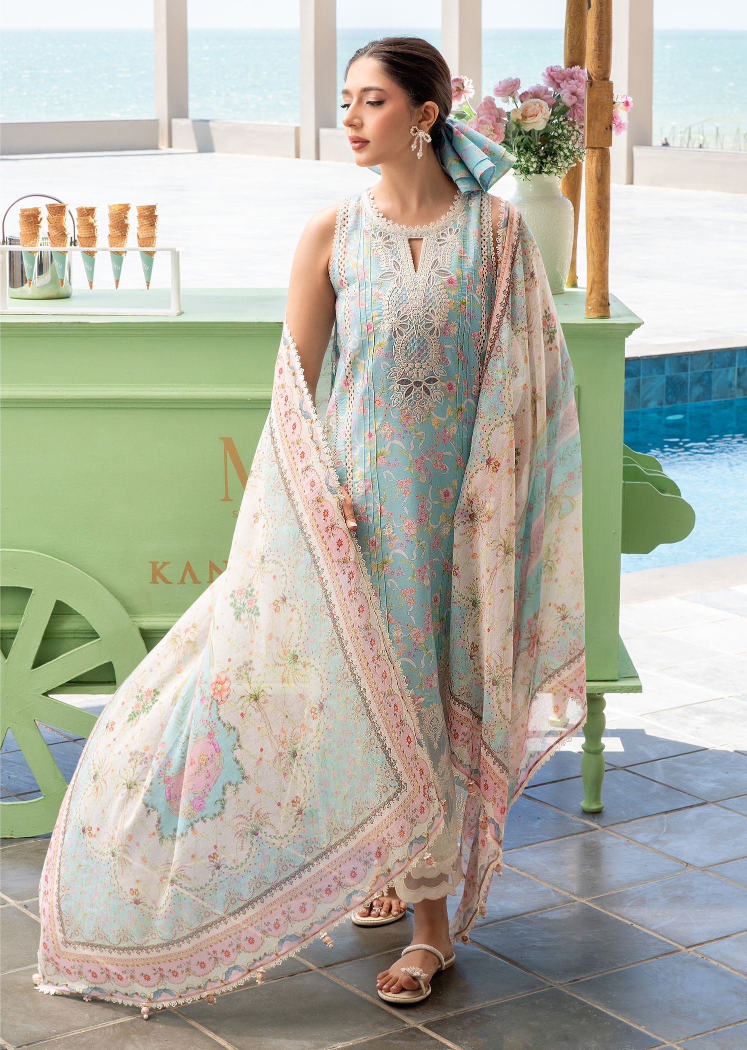 Kanwal Malik | Mira Summer Lawn 26 | Tiya - House Of Hania