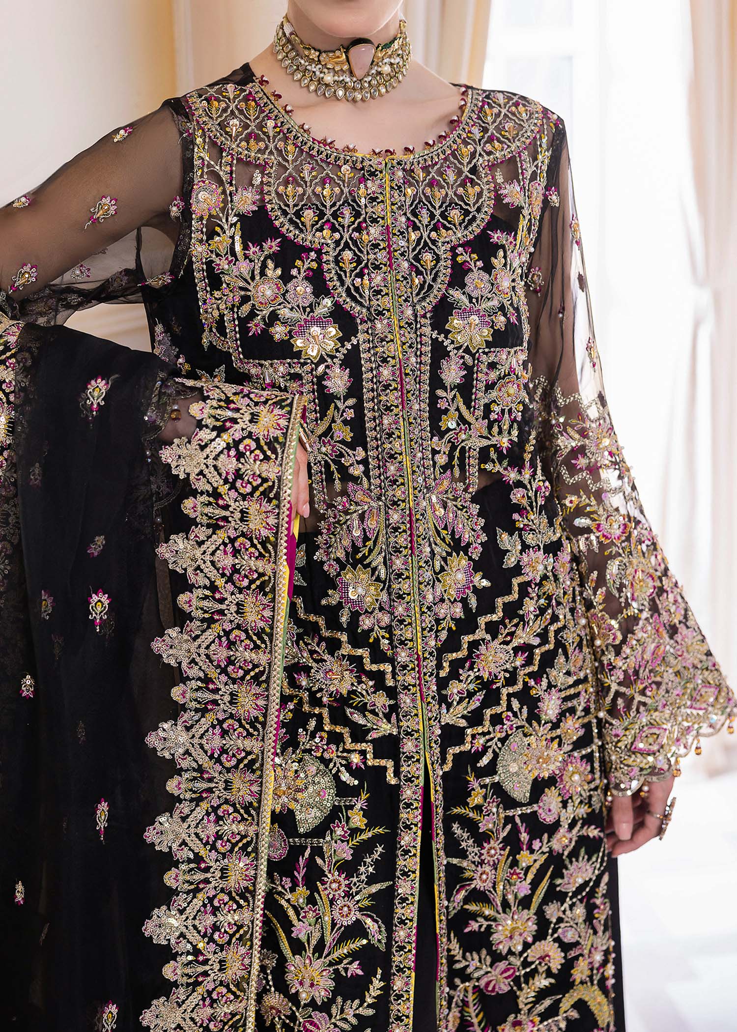 Kanwal Malik | Mirha Wedding Formals | Sable - House Of Hania