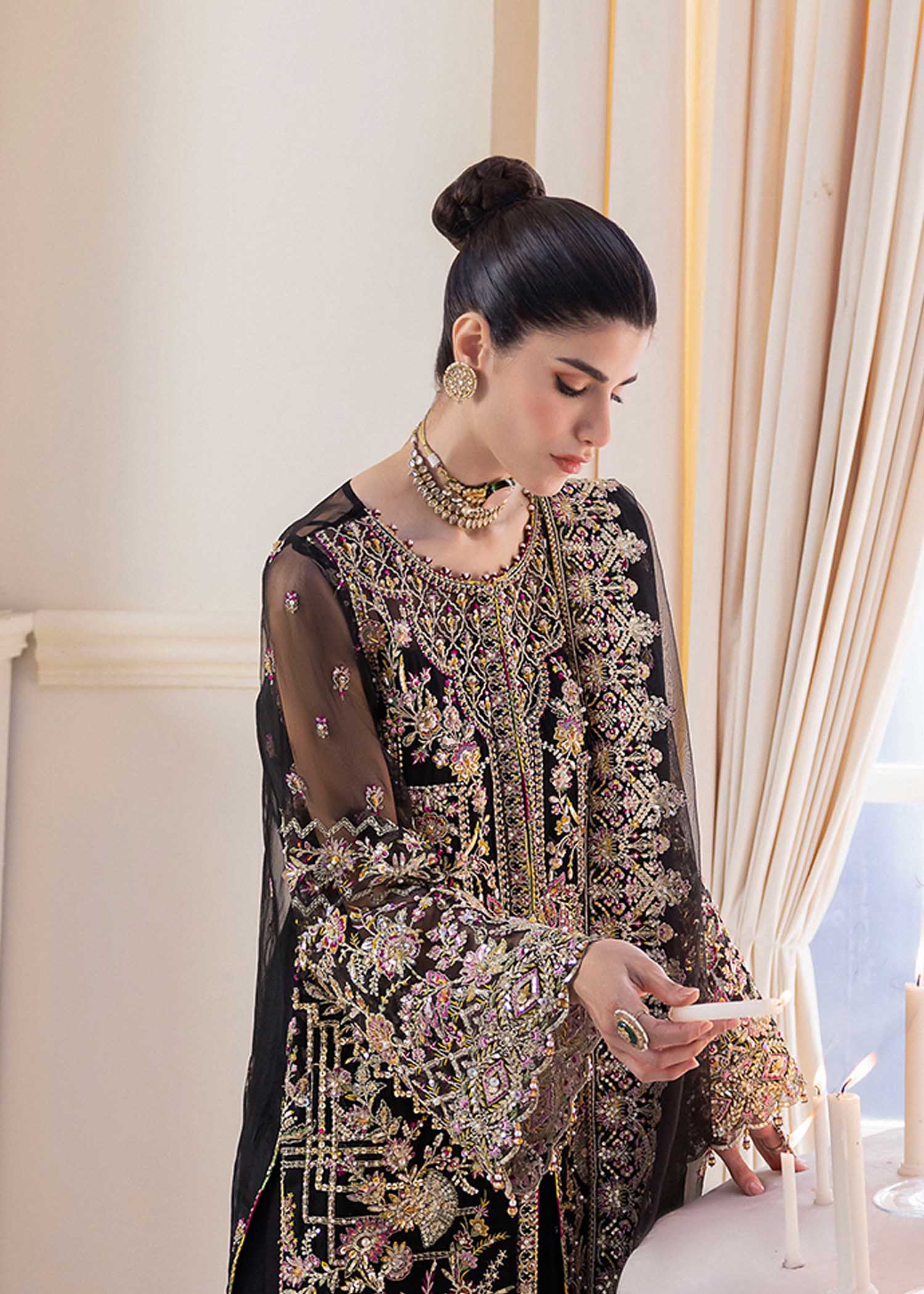Kanwal Malik | Mirha Wedding Formals | Sable - House Of Hania