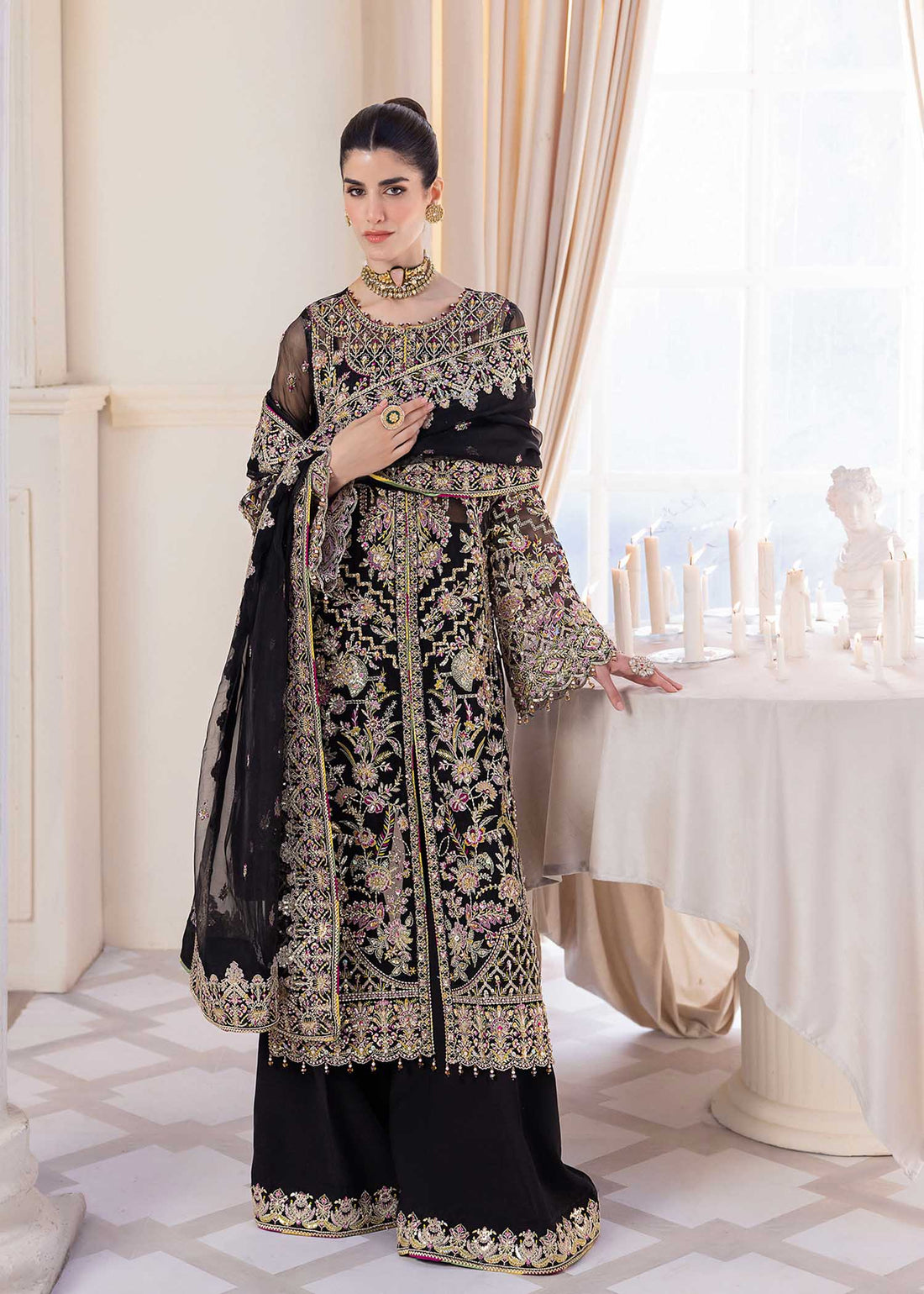 Kanwal Malik | Mirha Wedding Formals | Sable - House Of Hania