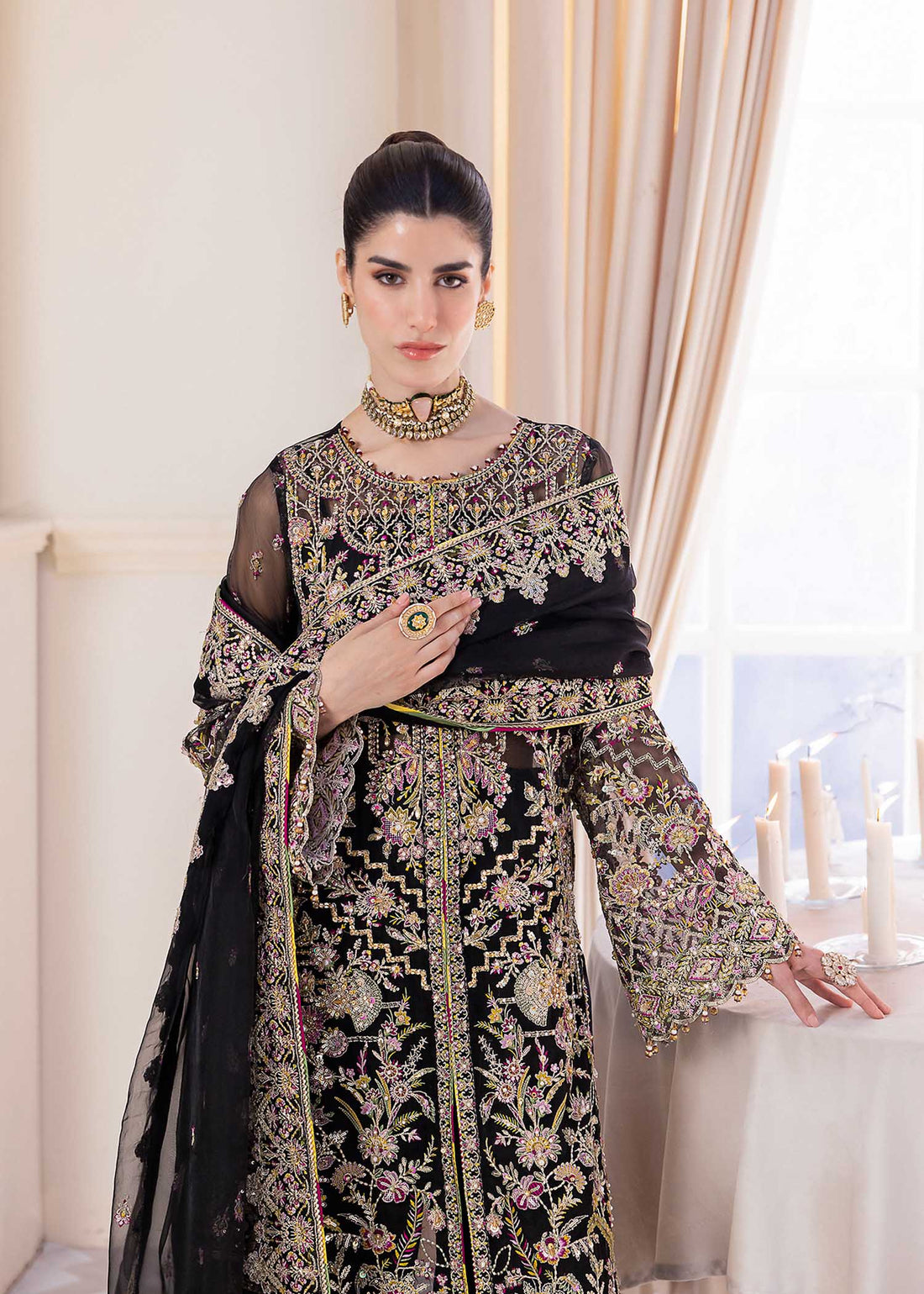 Kanwal Malik | Mirha Wedding Formals | Sable - House Of Hania