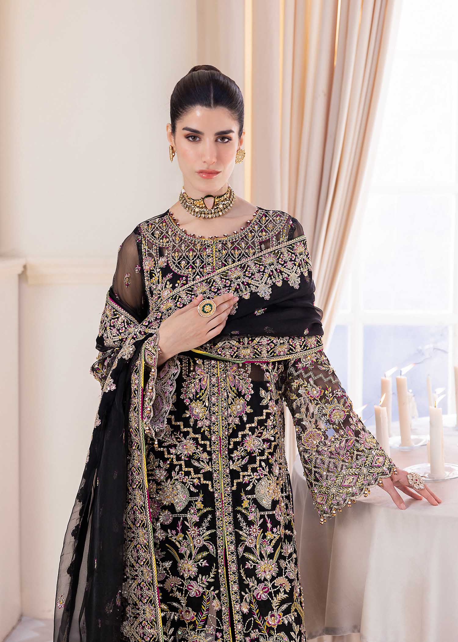 Kanwal Malik | Mirha Wedding Formals | Sable - House Of Hania