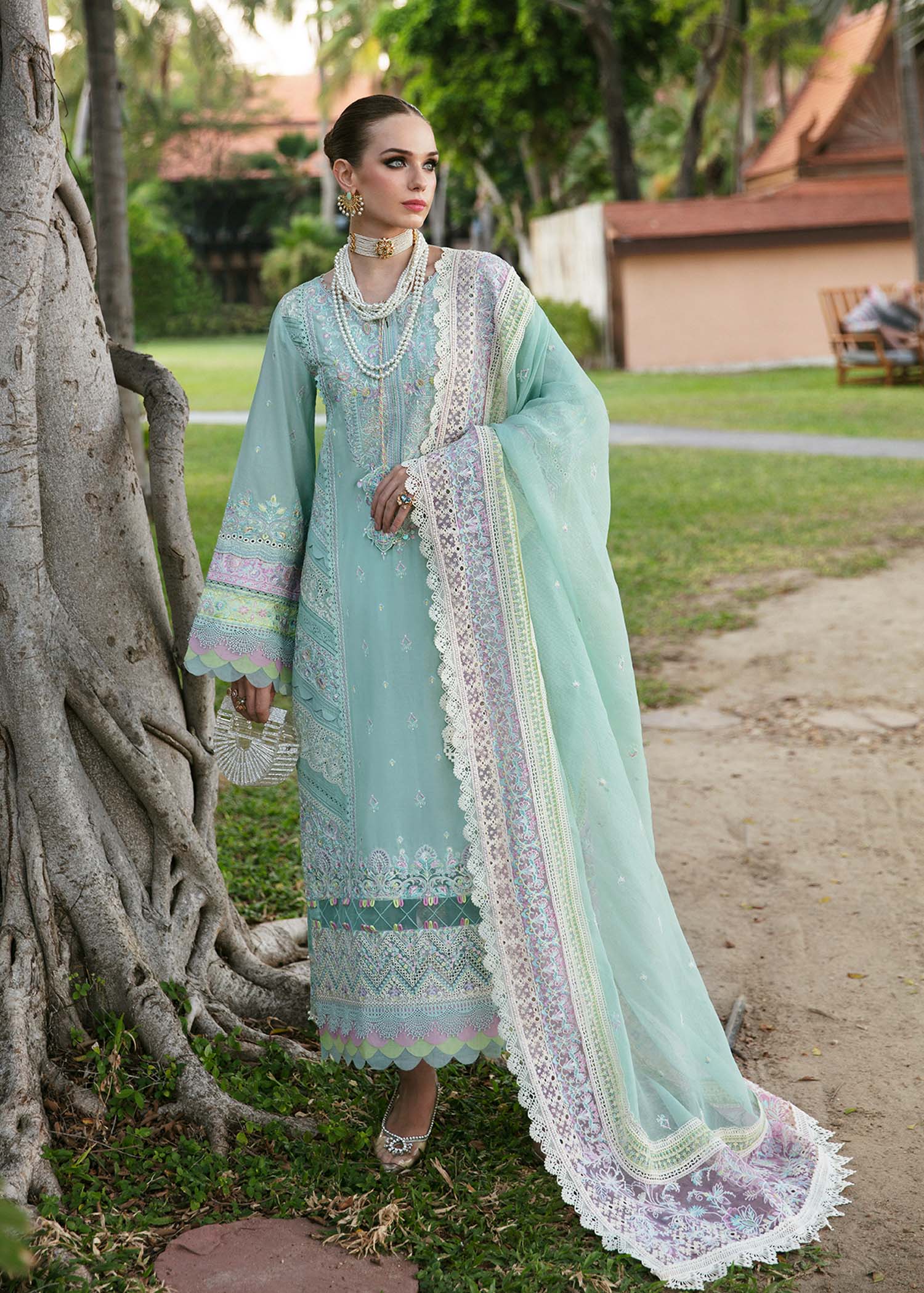 Kanwal Malik | Sareen Luxury Lawn 24 | Camilla - House Of Hania