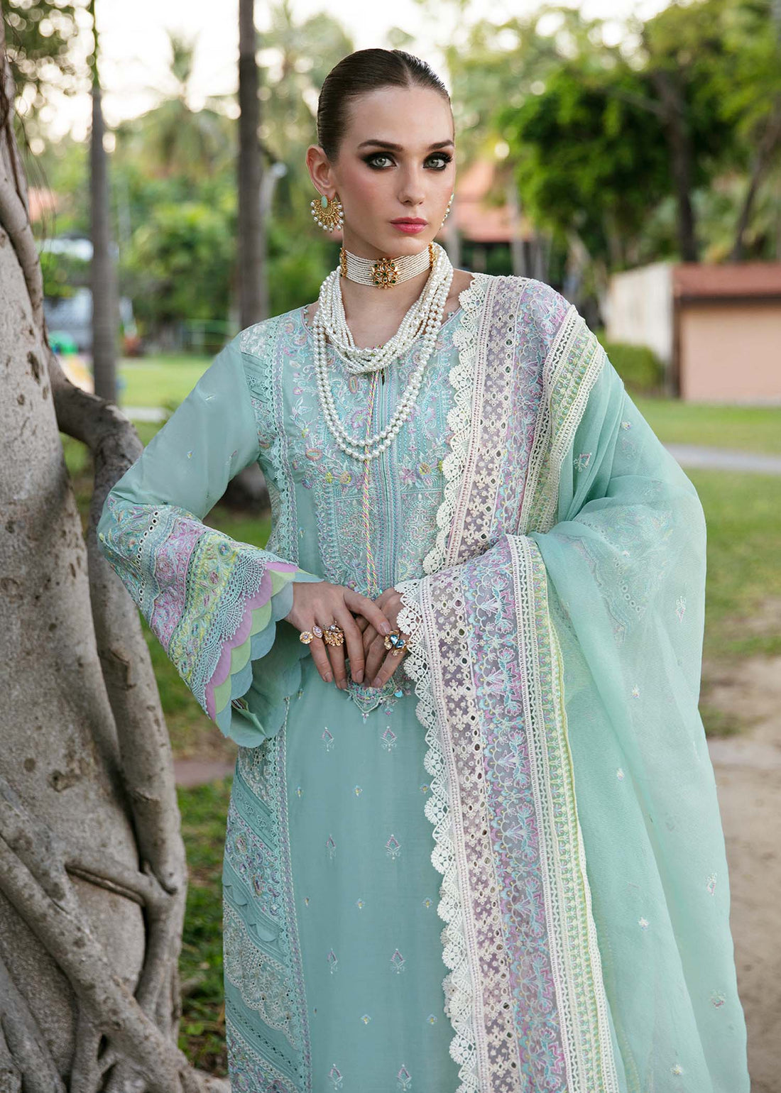 Kanwal Malik | Sareen Luxury Lawn 24 | Camilla - House Of Hania