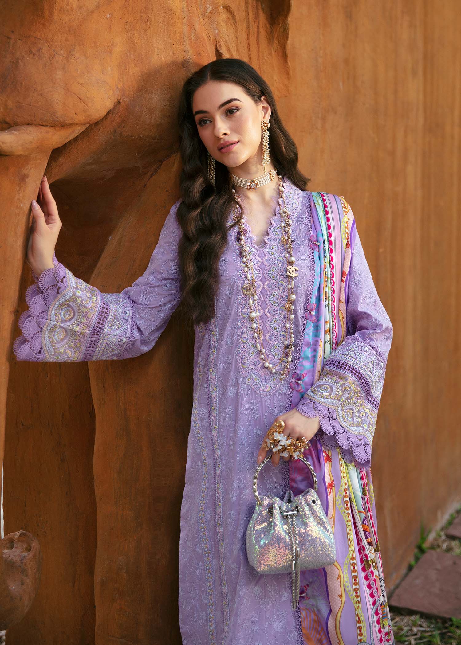 Kanwal Malik | Sareen Luxury Lawn 24 | Capri - House Of Hania