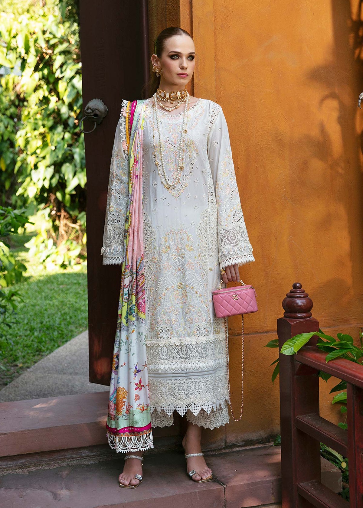 Kanwal Malik | Sareen Luxury Lawn 24 | Daisy - House Of Hania