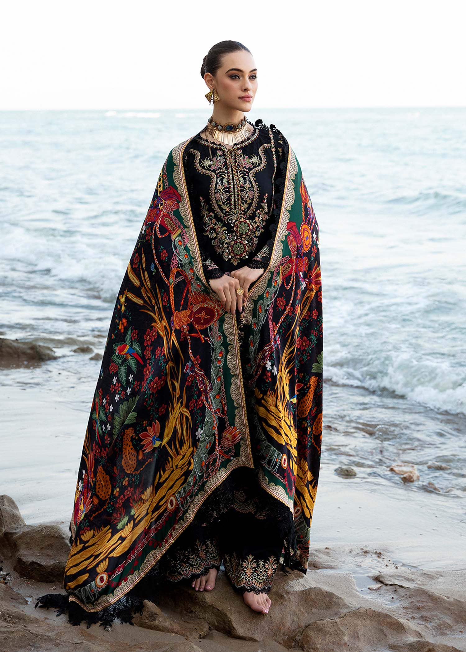 Kanwal Malik | Sareen Luxury Lawn 24 | Gloria - House Of Hania
