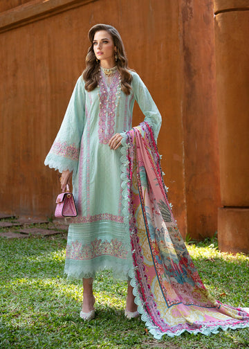 Kanwal Malik | Sareen Luxury Lawn 24 | Lilly - House Of Hania