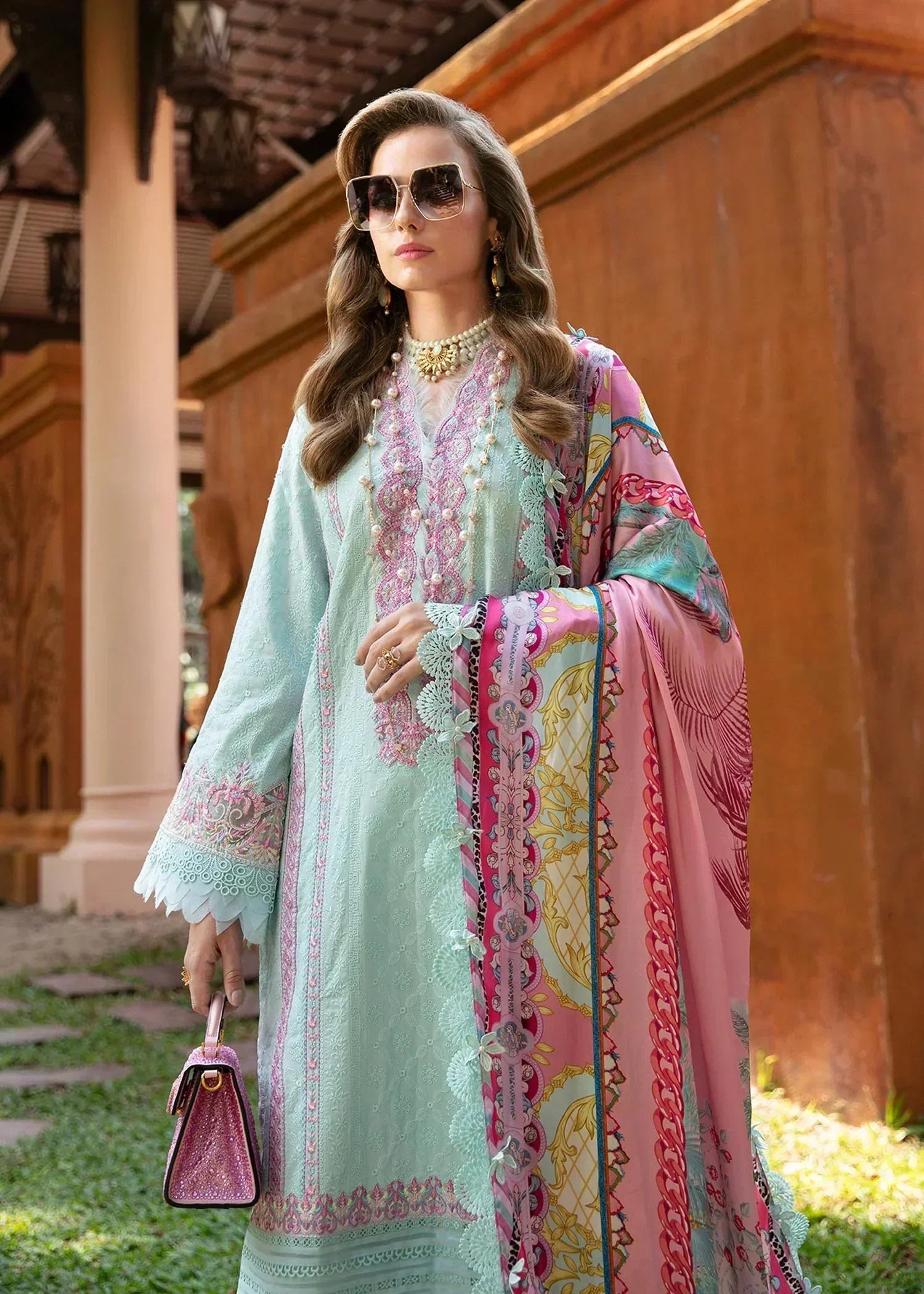Kanwal Malik | Sareen Luxury Lawn 24 | Lilly - House Of Hania