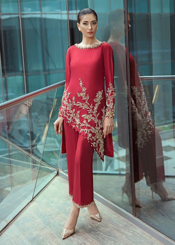 Kanwal Malik | Tesoro Collection | Red Rouge - House Of Hania