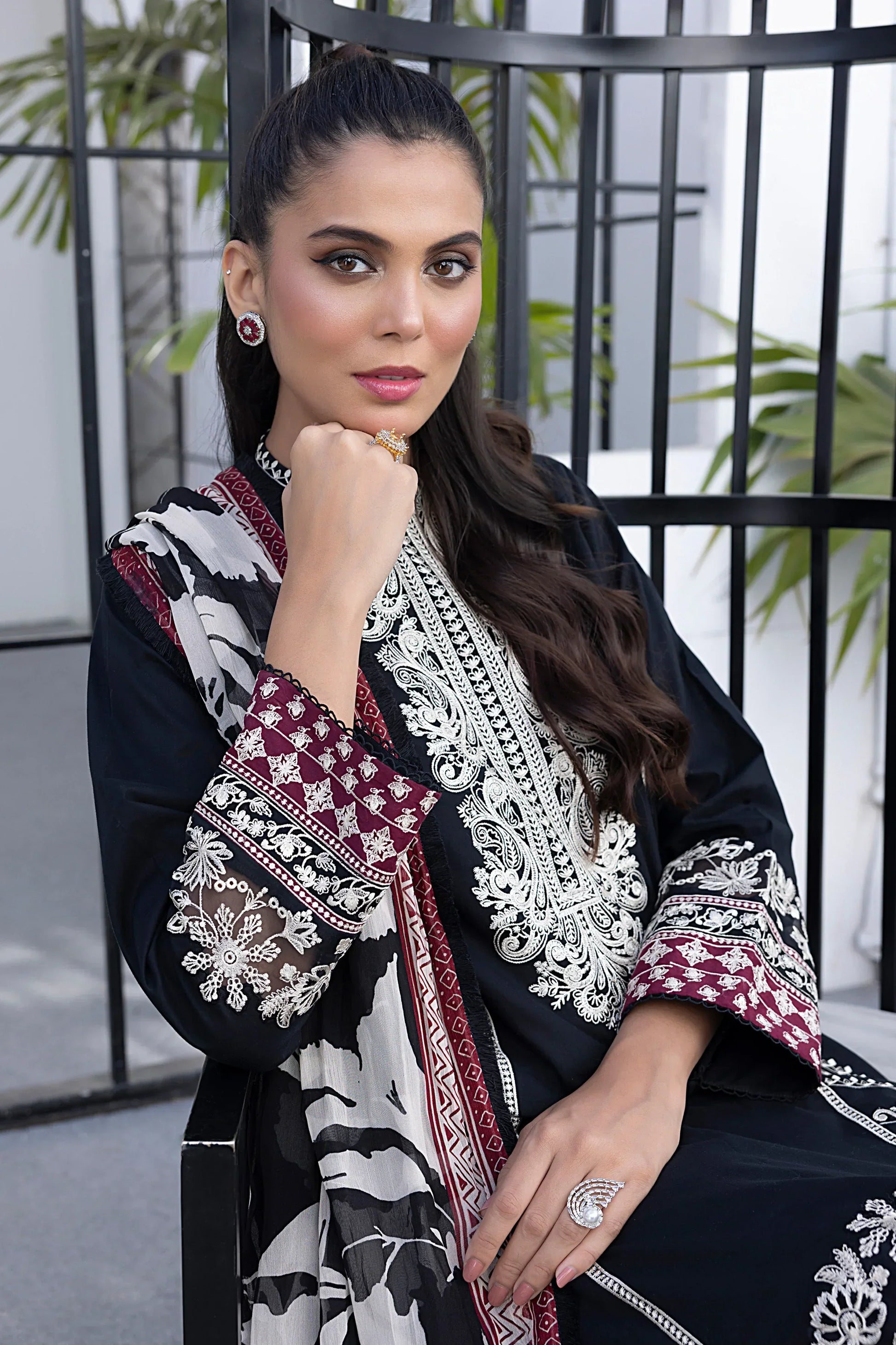 LSM | Spring Embroidered | 0021 - House Of Hania