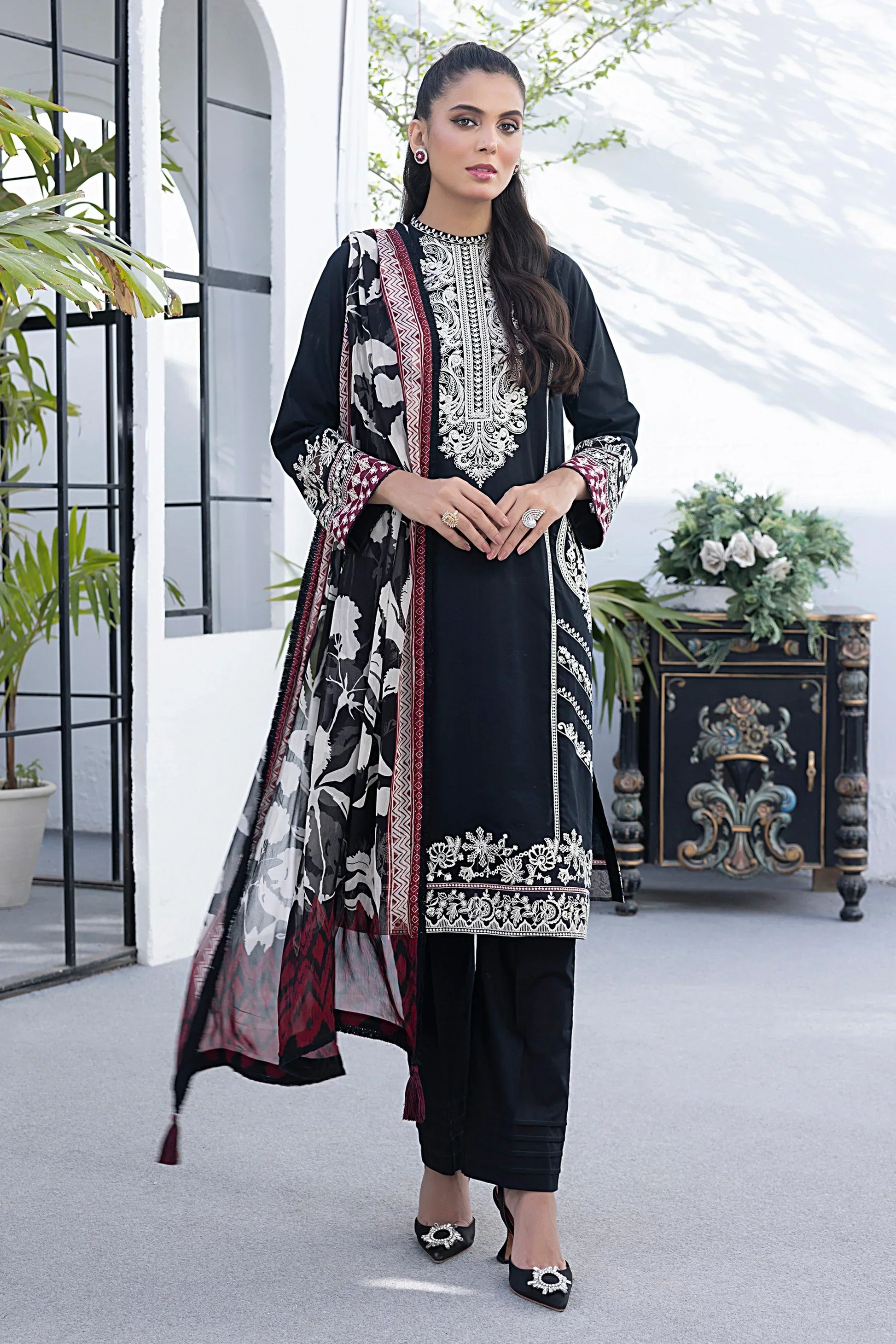 LSM | Spring Embroidered | 0021 - House Of Hania