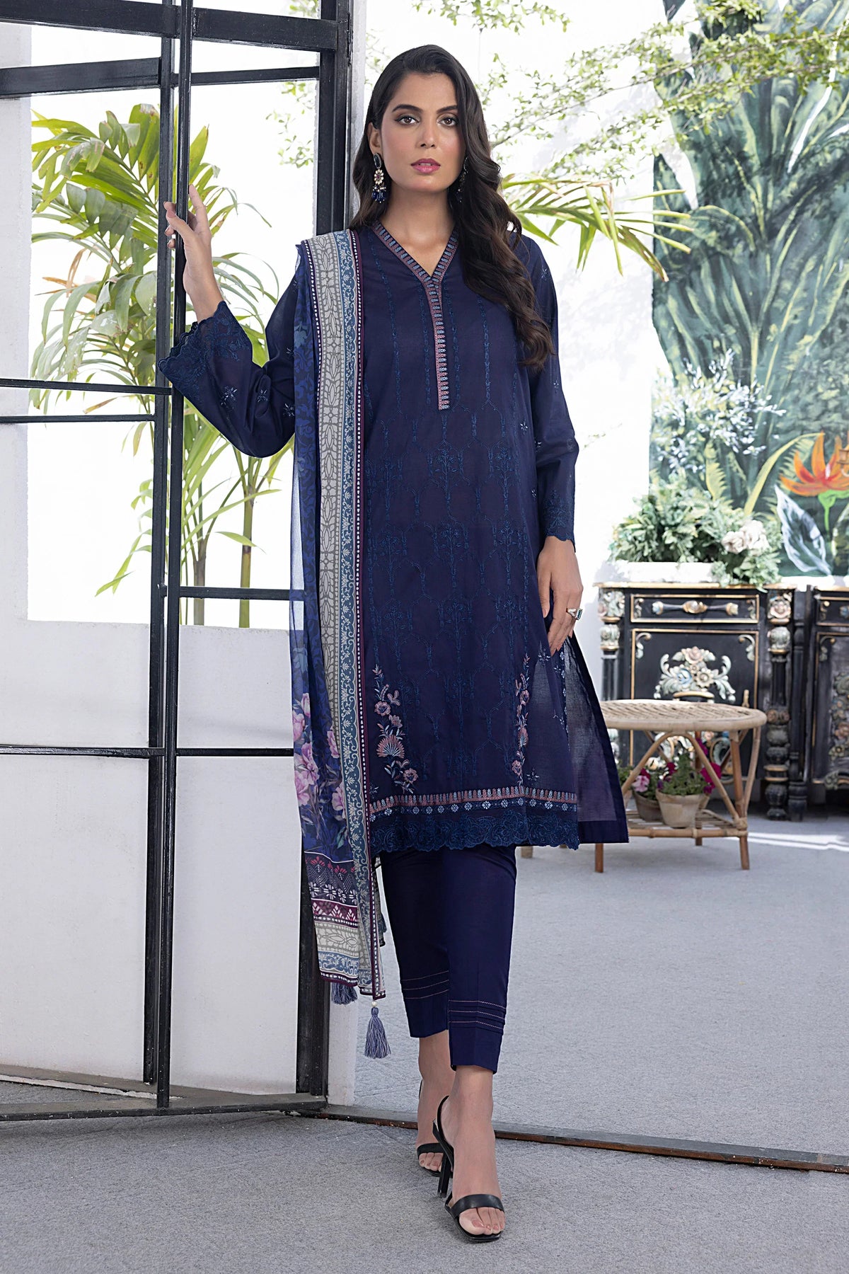 LSM | Spring Embroidered | 0122 - House Of Hania