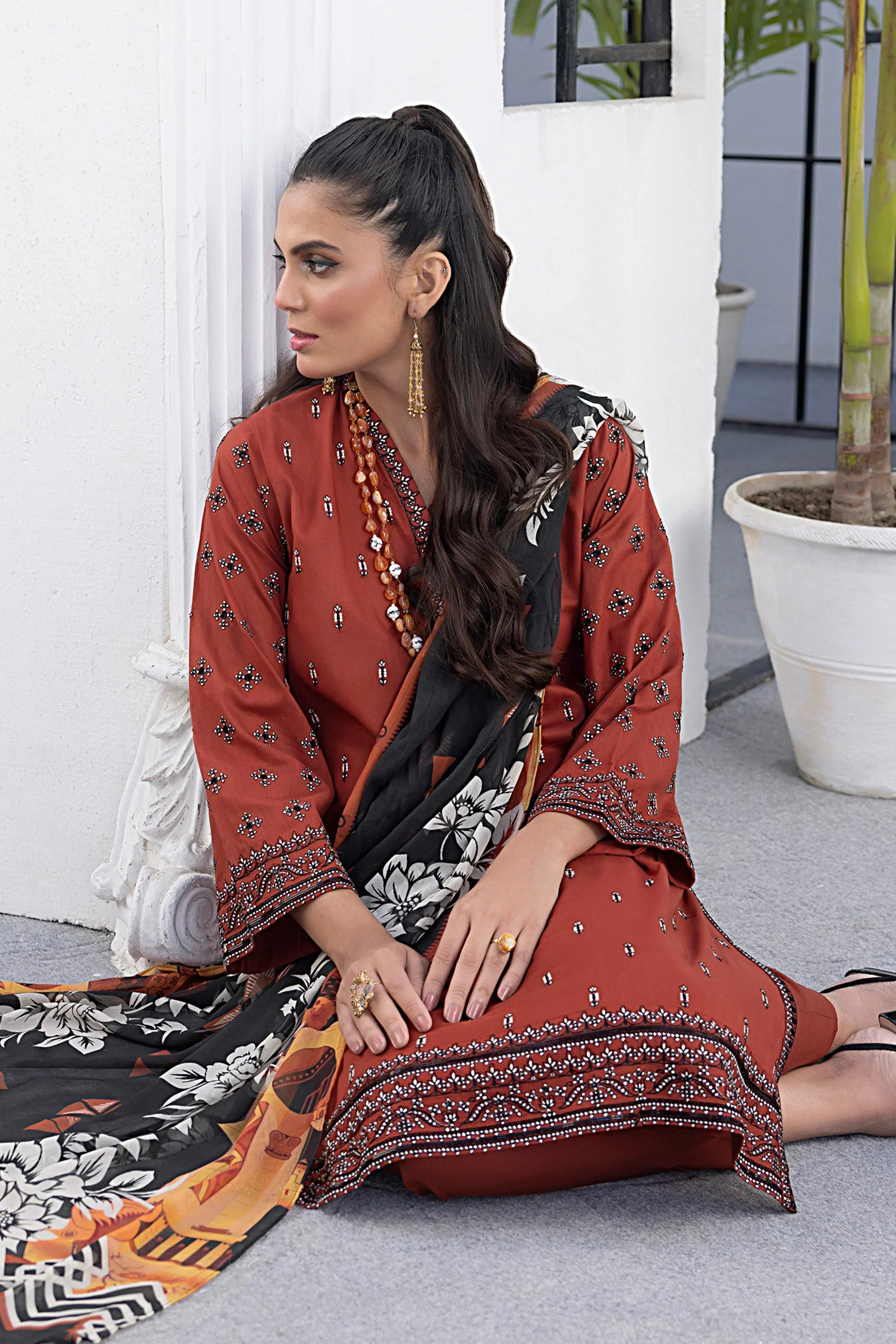 LSM | Spring Embroidered | 0179 - House Of Hania