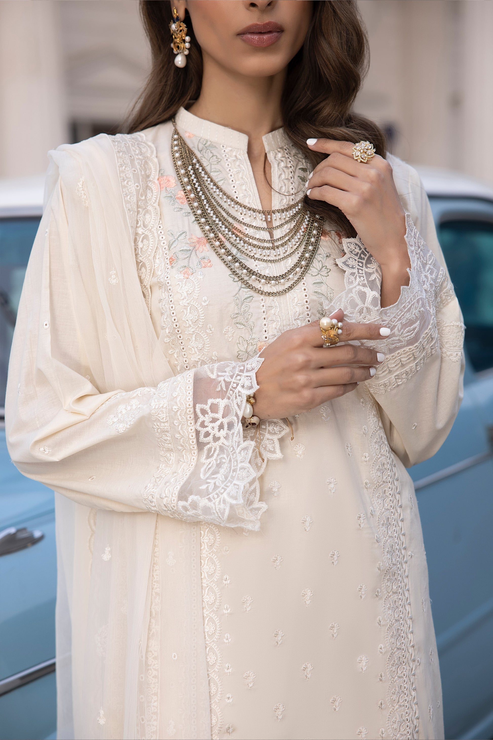 LSM | Spring Embroidered 24 | A-11 - House Of Hania