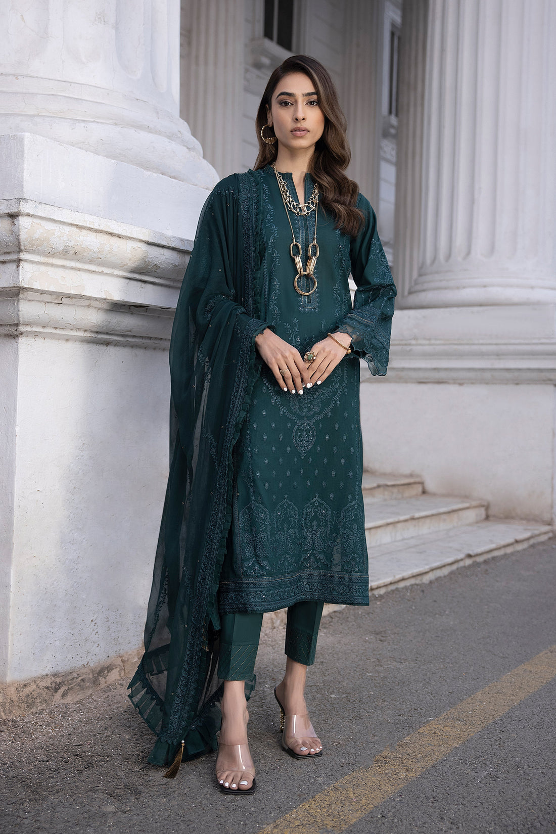 LSM | Spring Embroidered 24 | A-13 - House Of Hania