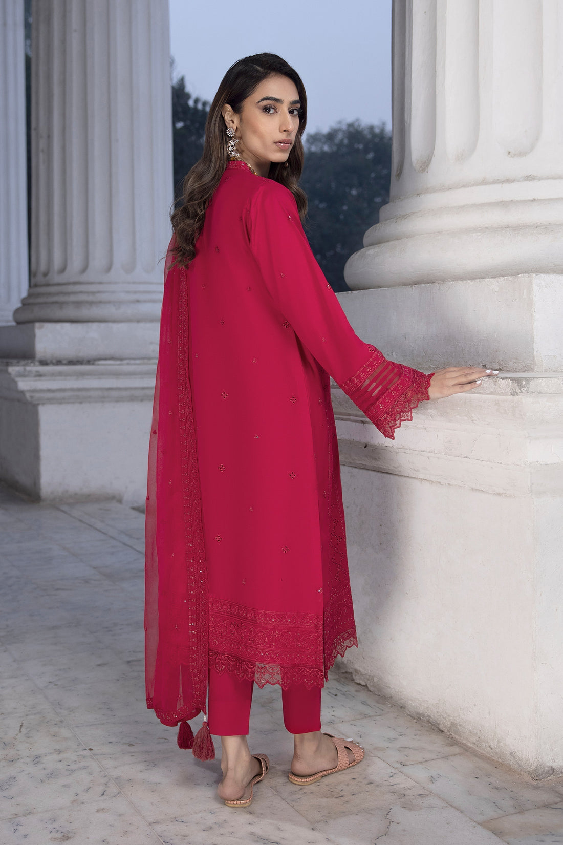 LSM | Spring Embroidered 24 | A-15 - House Of Hania