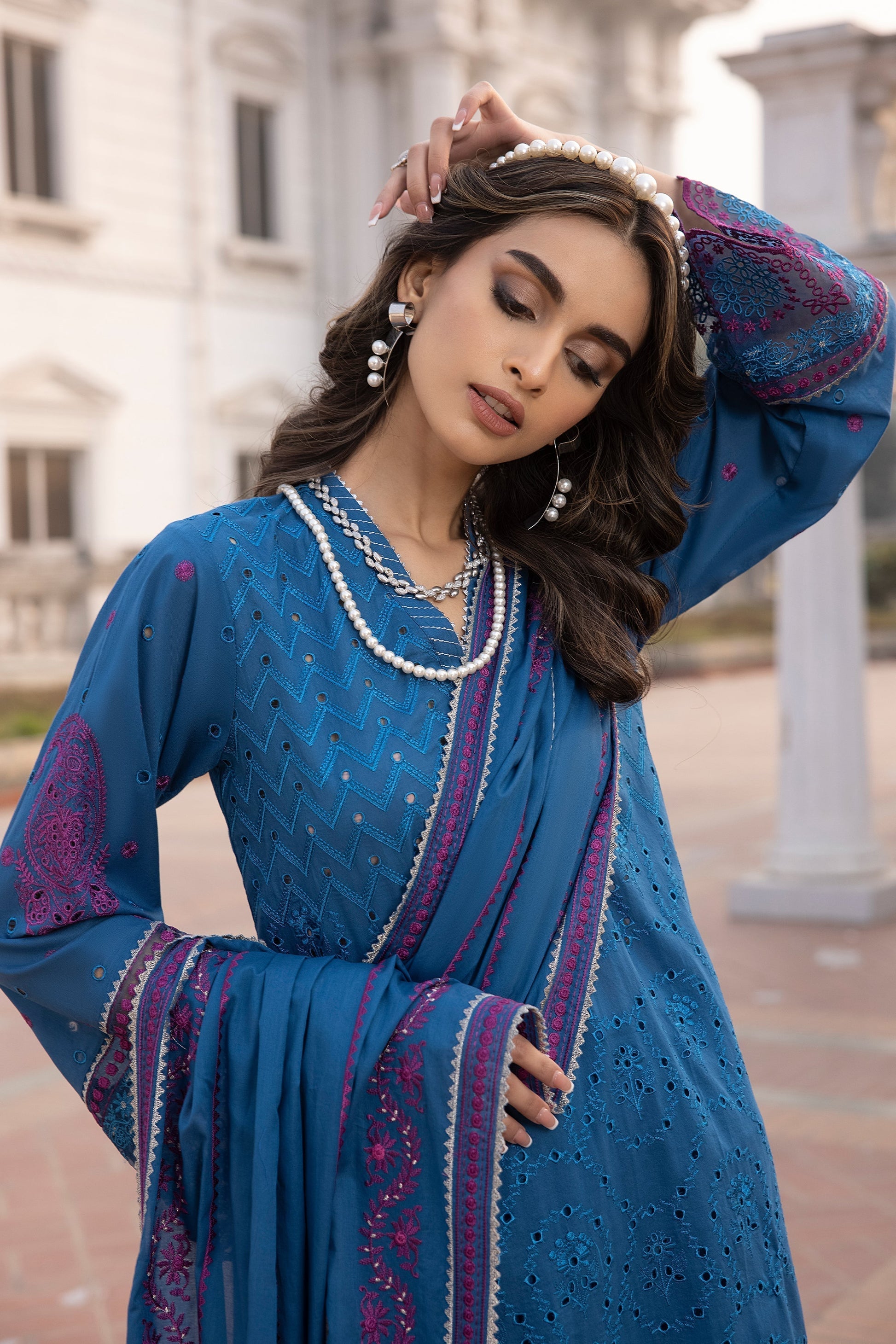 LSM | Spring Embroidered 24 | A-4 - House Of Hania