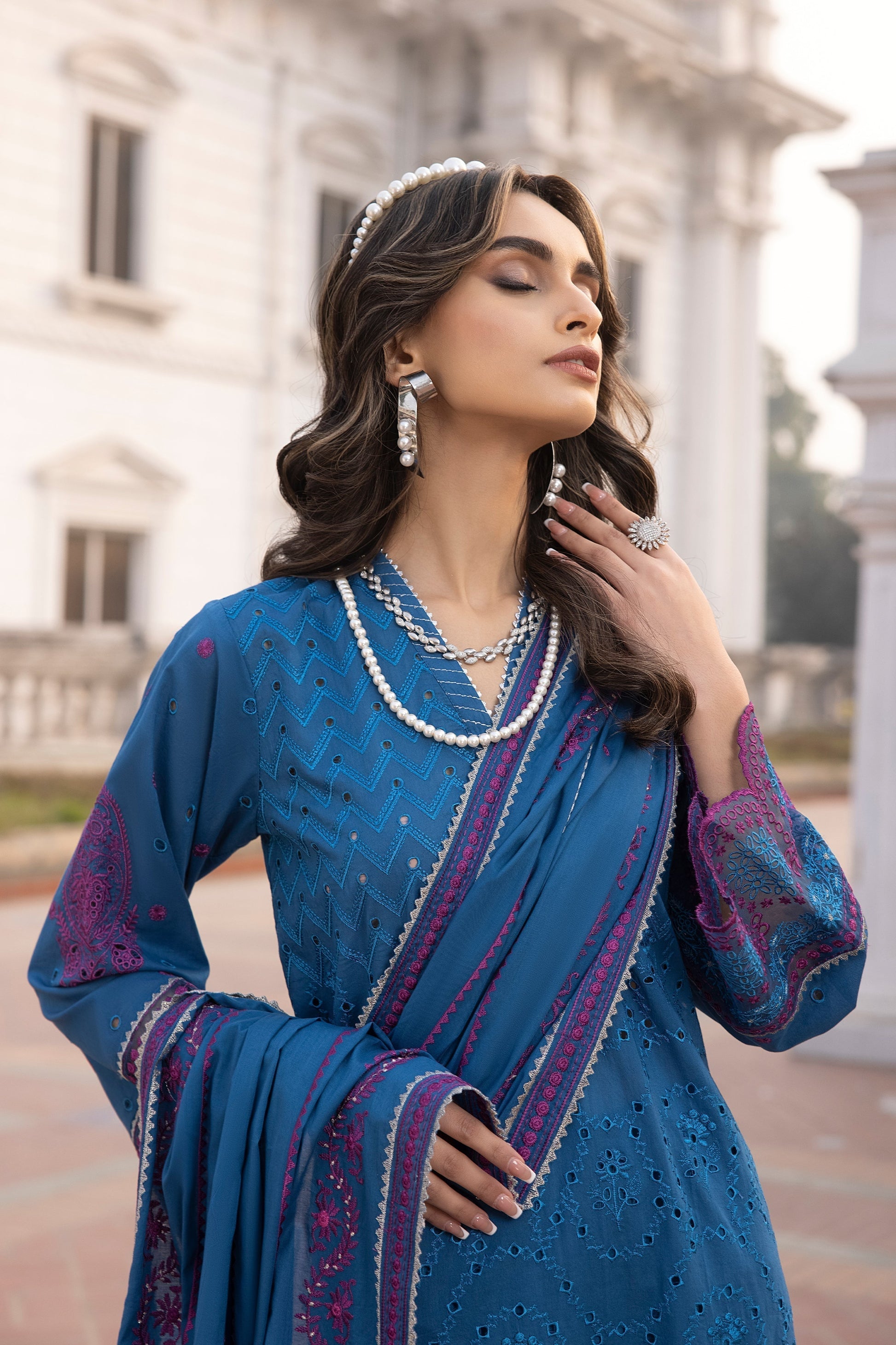 LSM | Spring Embroidered 24 | A-4 - House Of Hania