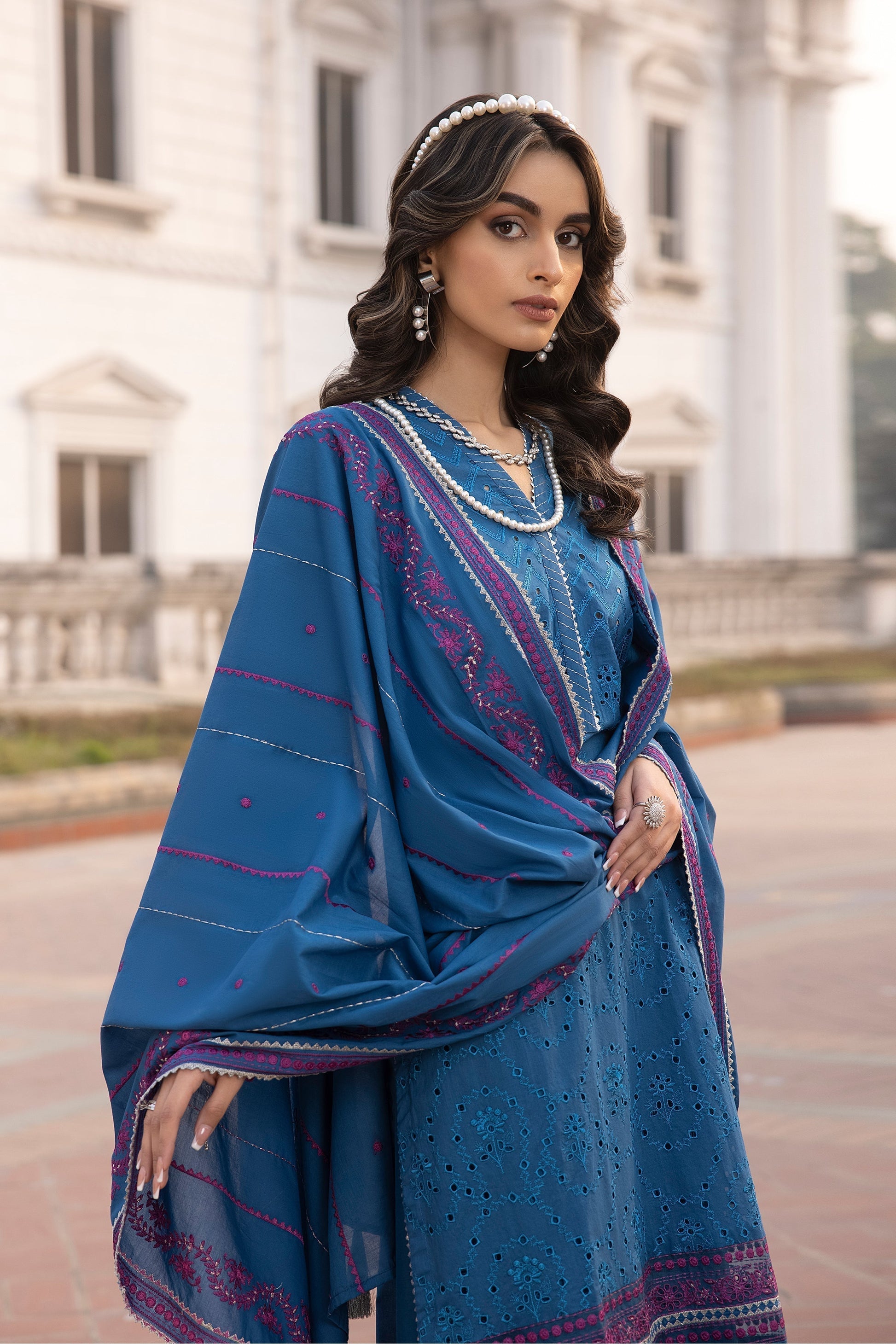 LSM | Spring Embroidered 24 | A-4 - House Of Hania