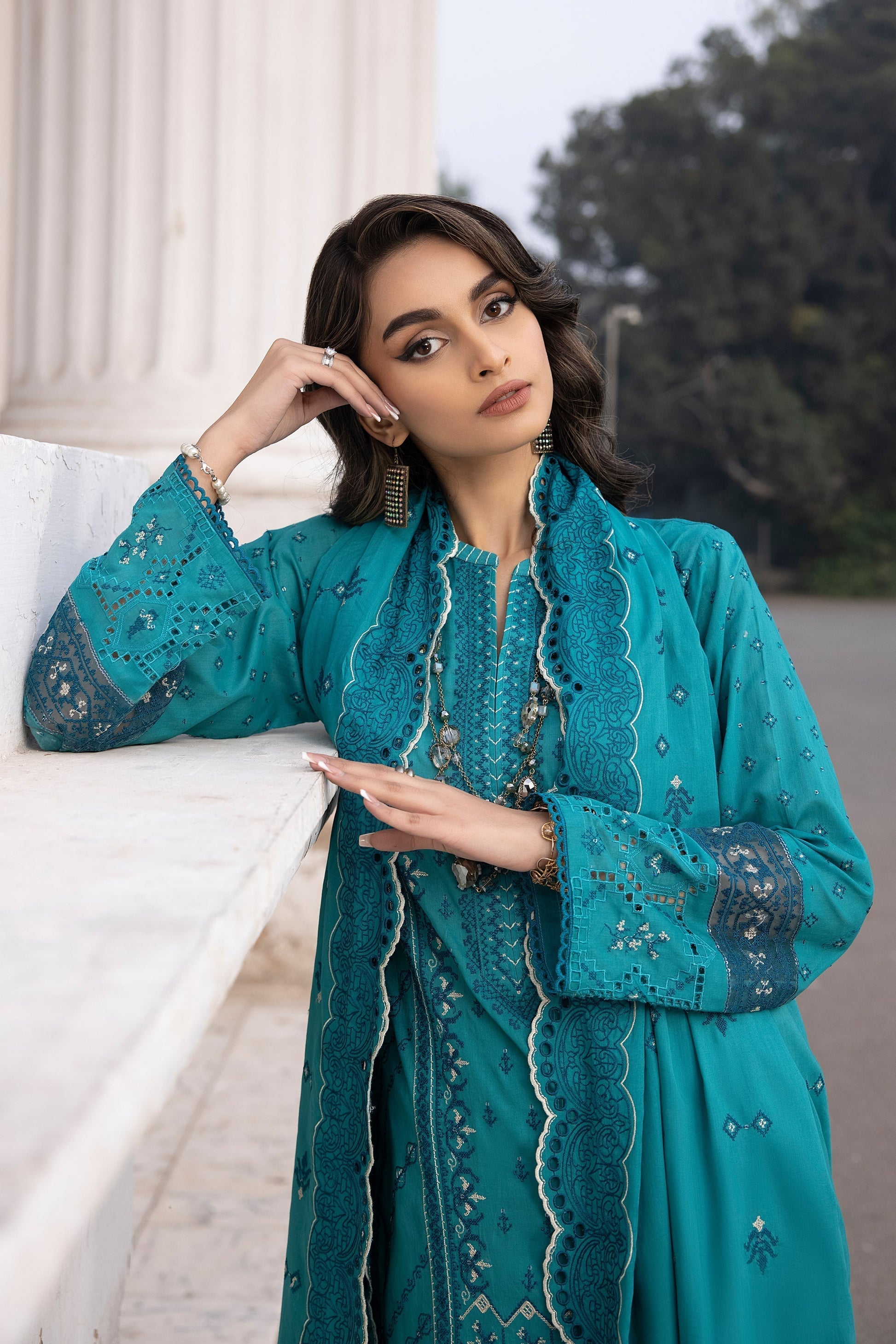 LSM | Spring Embroidered 24 | A-5 - House Of Hania