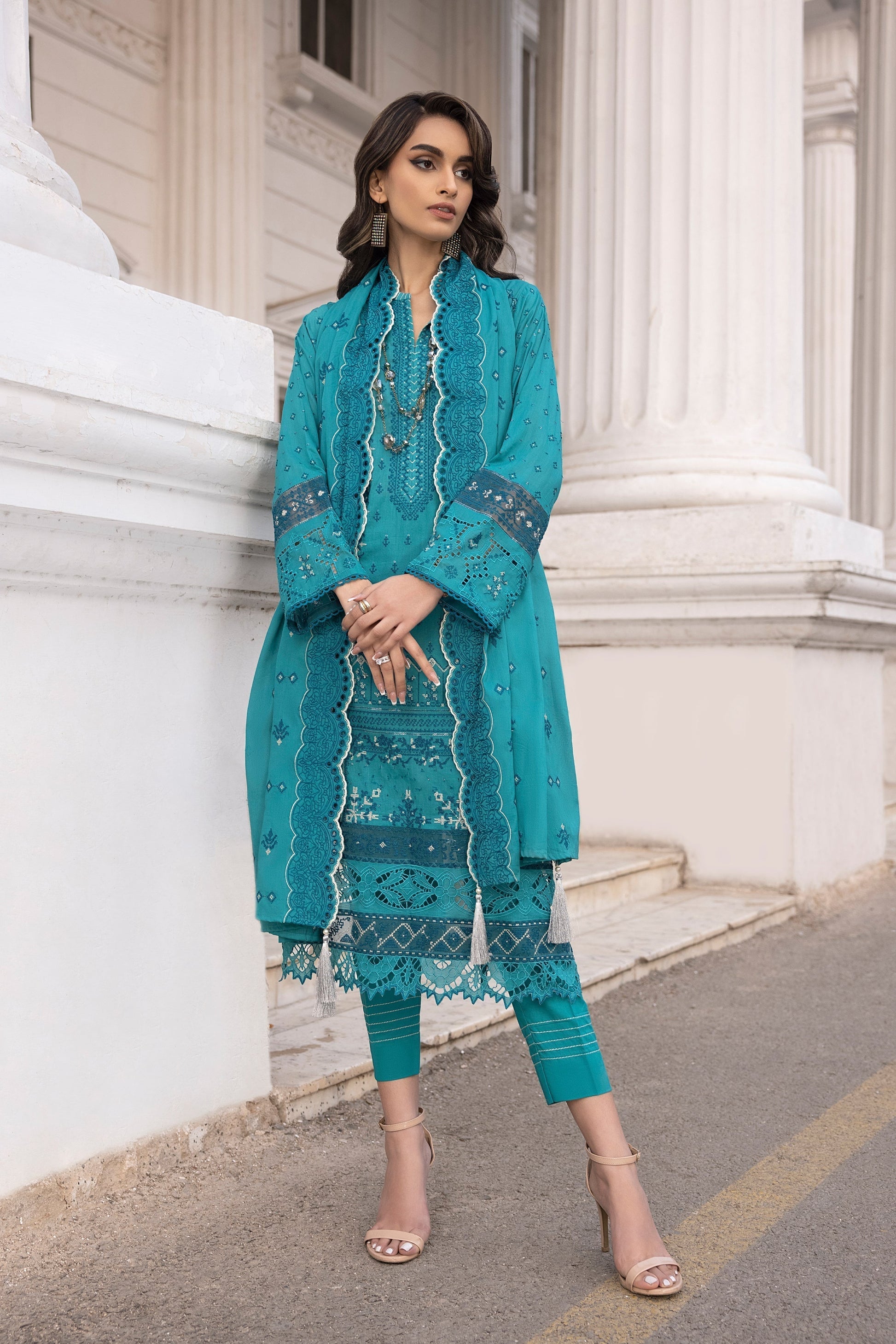 LSM | Spring Embroidered 24 | A-5 - House Of Hania