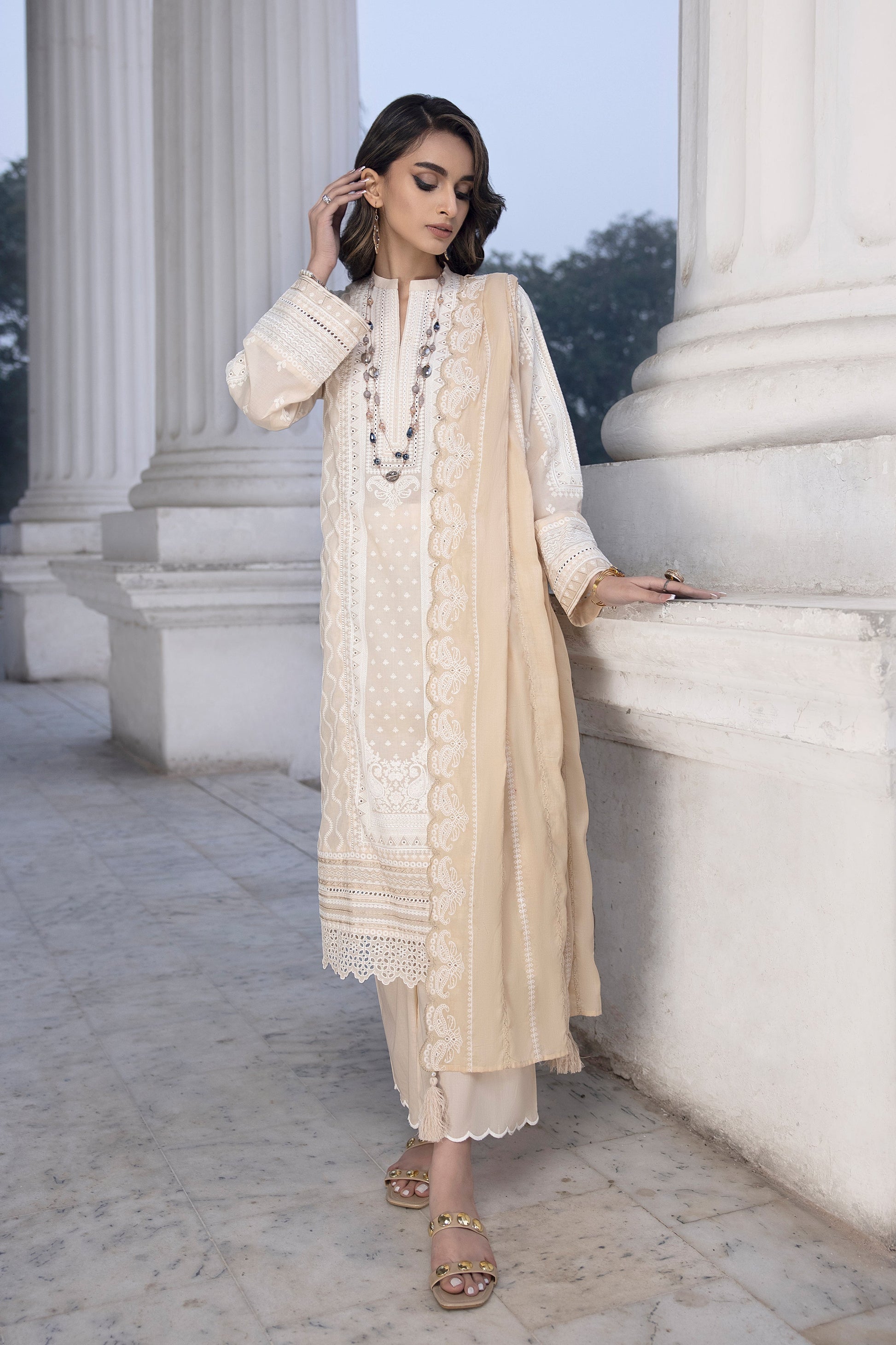 LSM | Spring Embroidered 24 | A-6 - House Of Hania