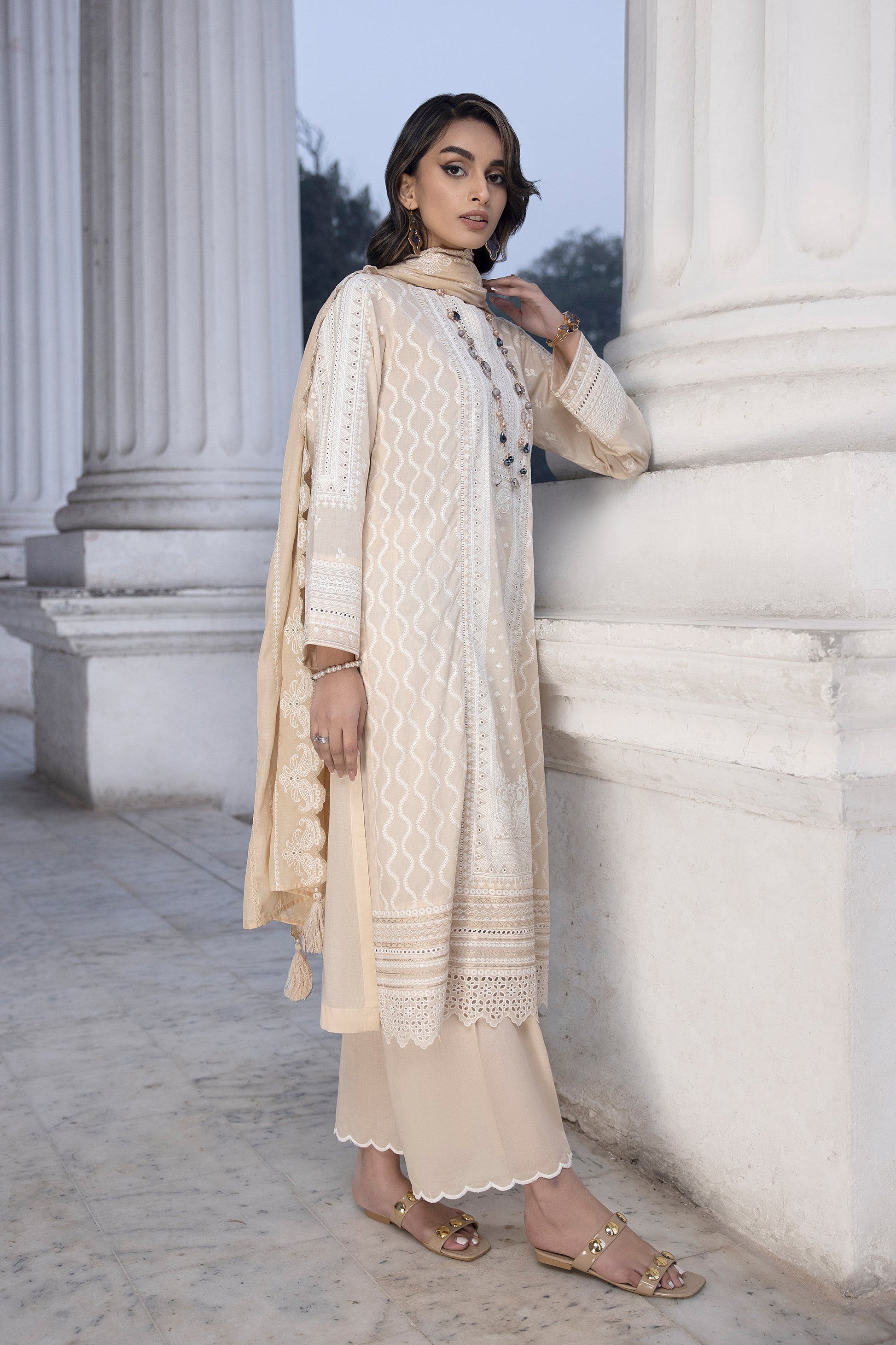 LSM | Spring Embroidered 24 | A-6 - House Of Hania