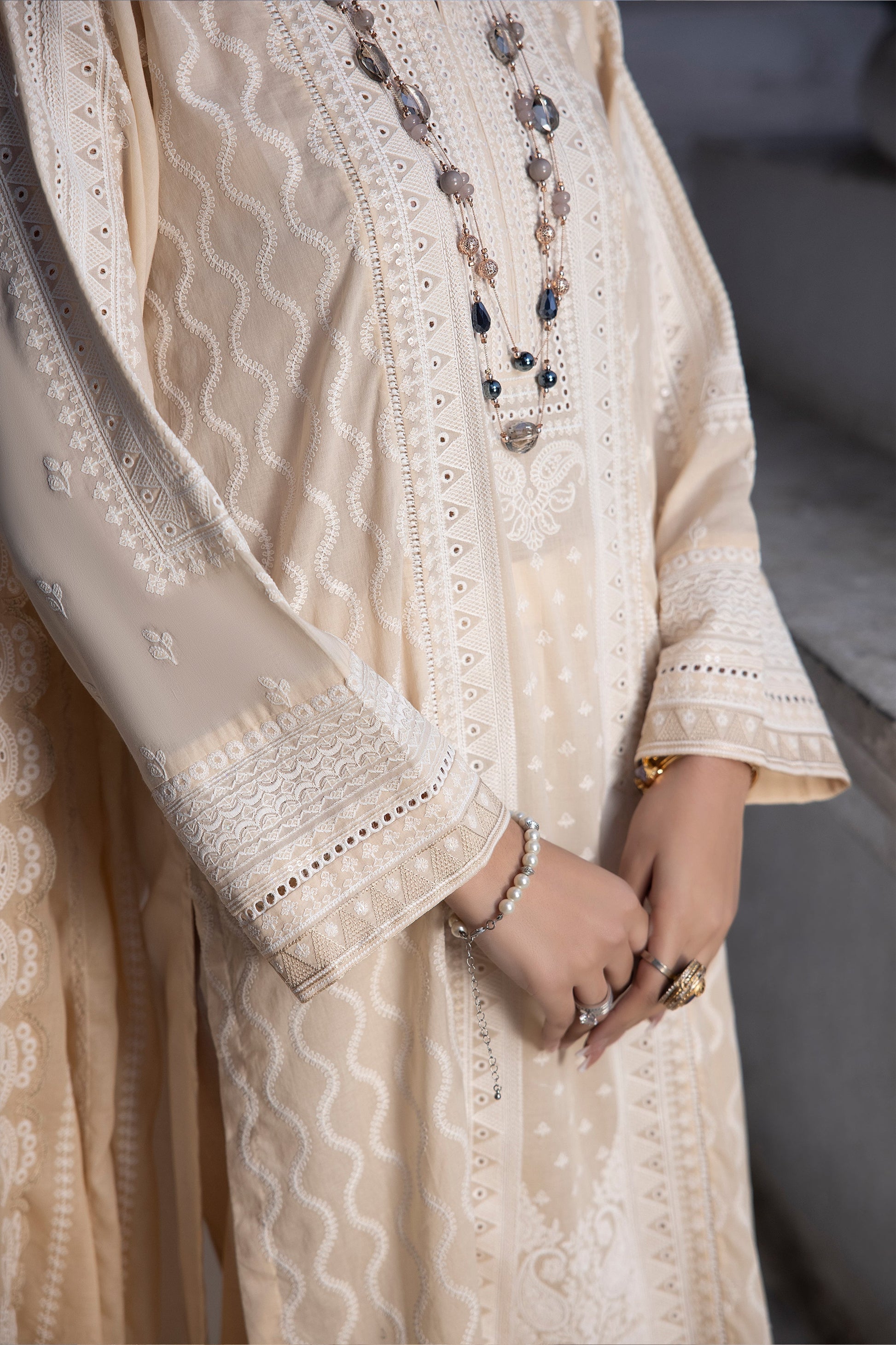 LSM | Spring Embroidered 24 | A-6 - House Of Hania