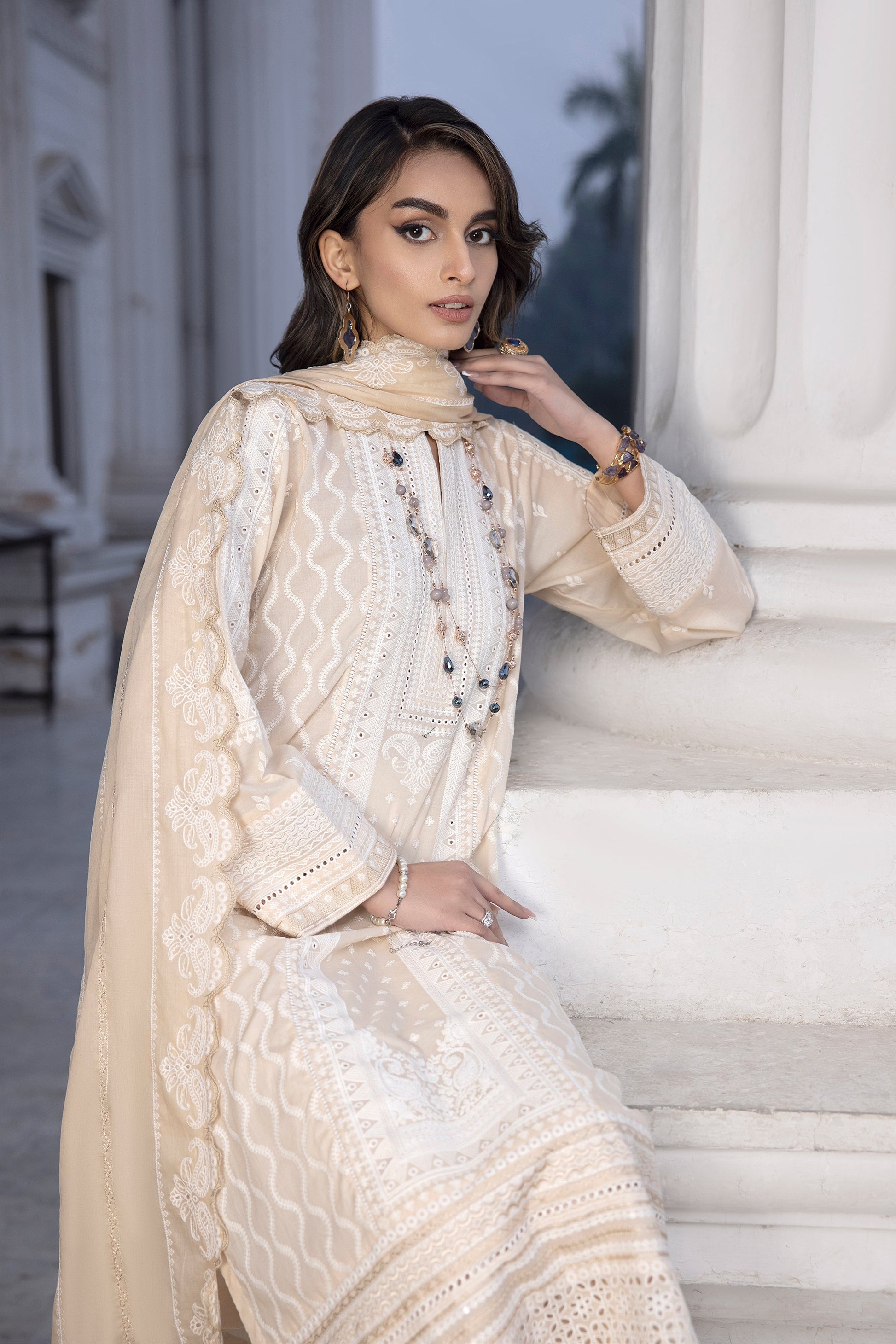LSM | Spring Embroidered 24 | A-6 - House Of Hania